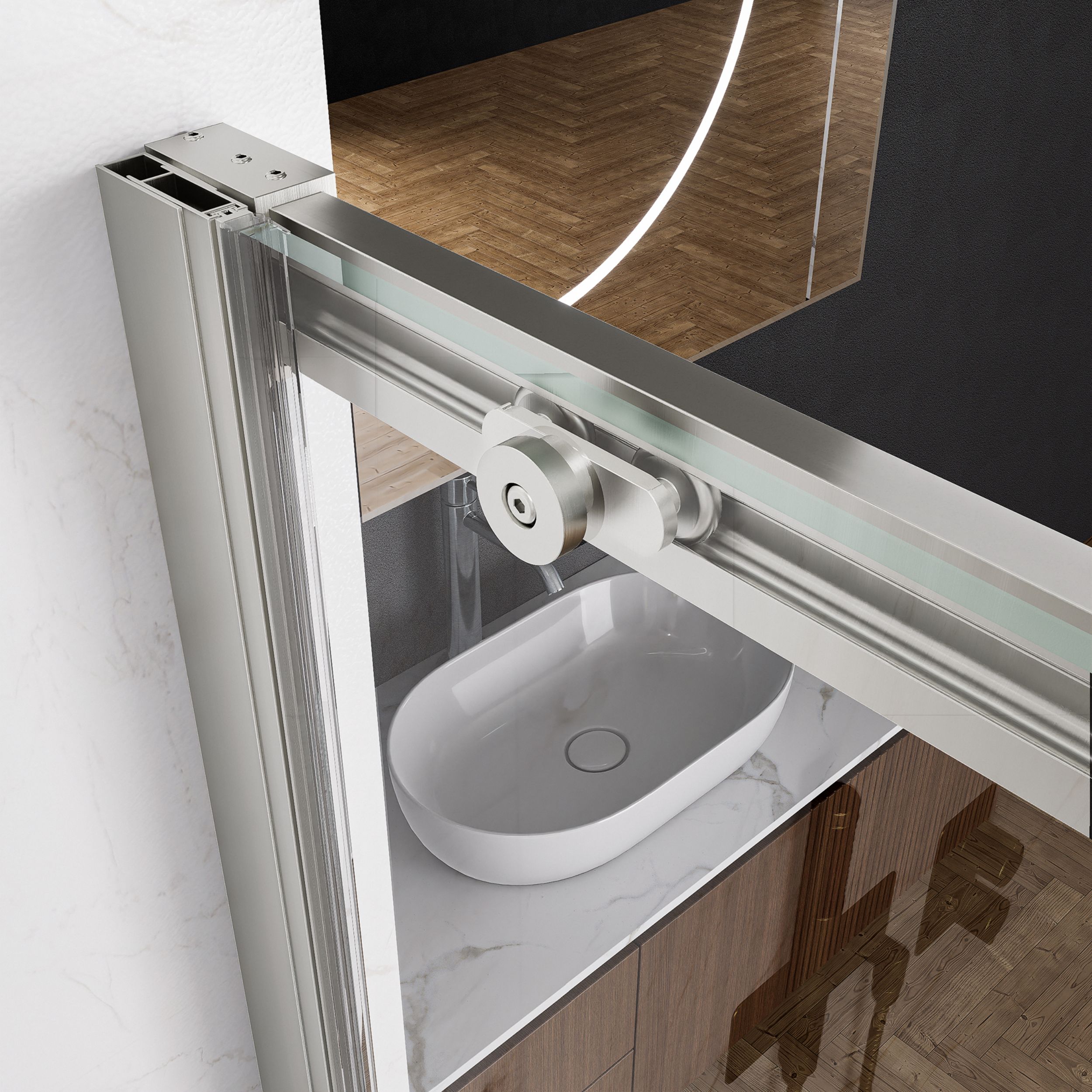 WELLFOR QPZ-TL08W Shower-Doors - View #11