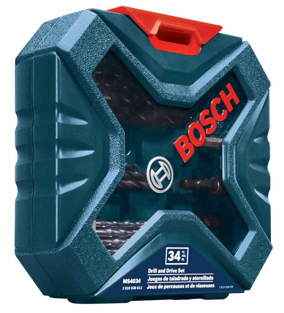 Bosch Screwdriver Bit Set (34-Piece) in the Screwdriver Bits department at