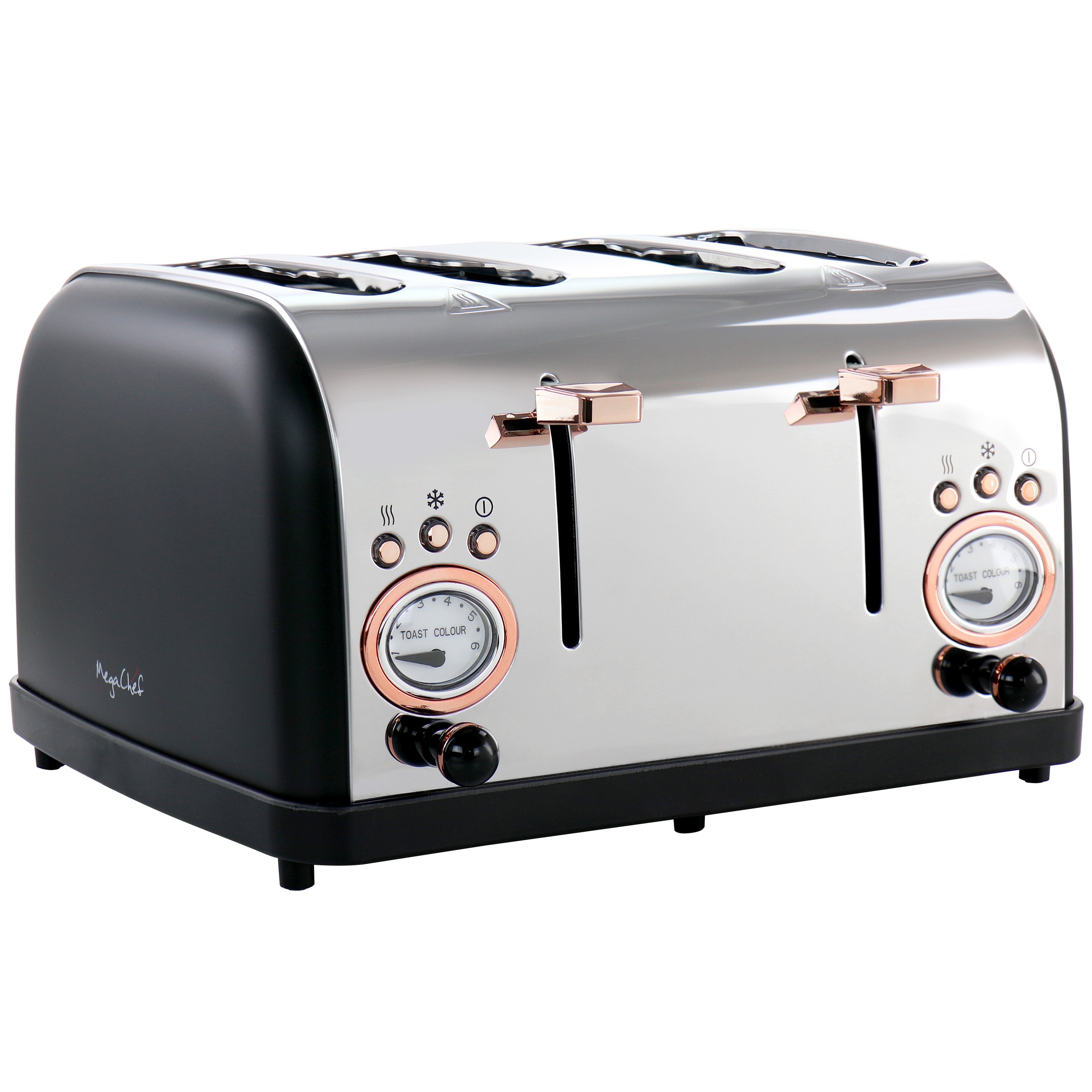 GE 4-Slice Stainless Steel 1500-Watt Toaster in the Toasters department at