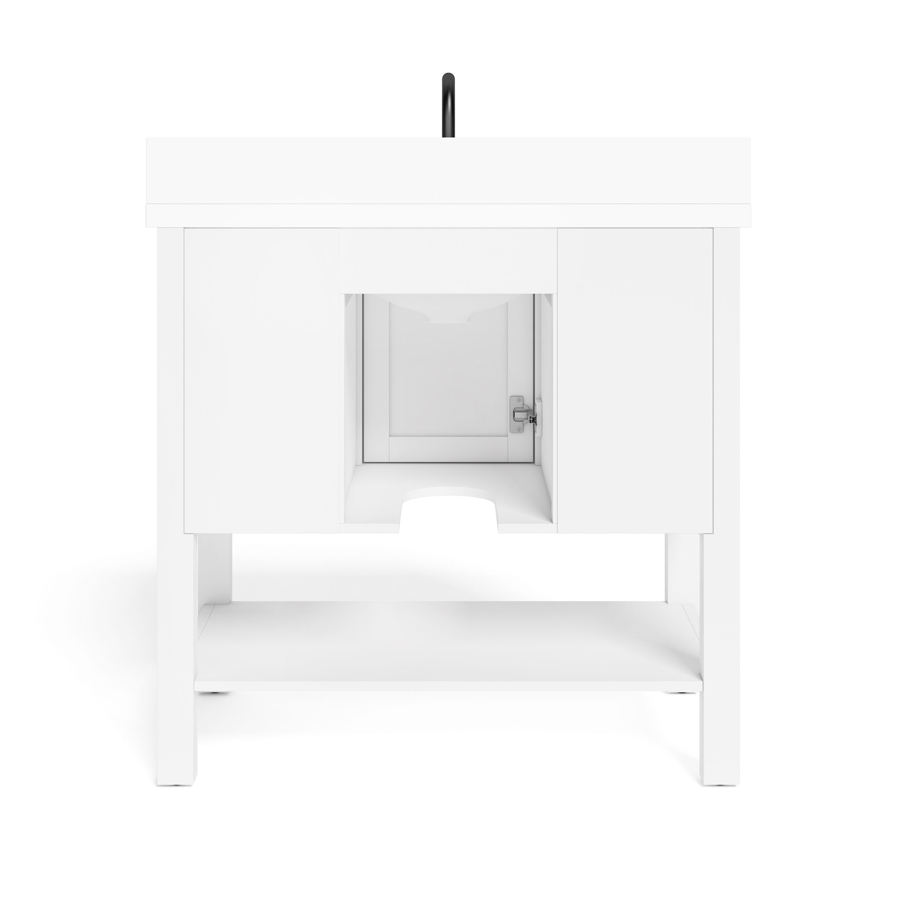 allen + roth WSL36RVSW Bath-Vanity-Combo - View #4