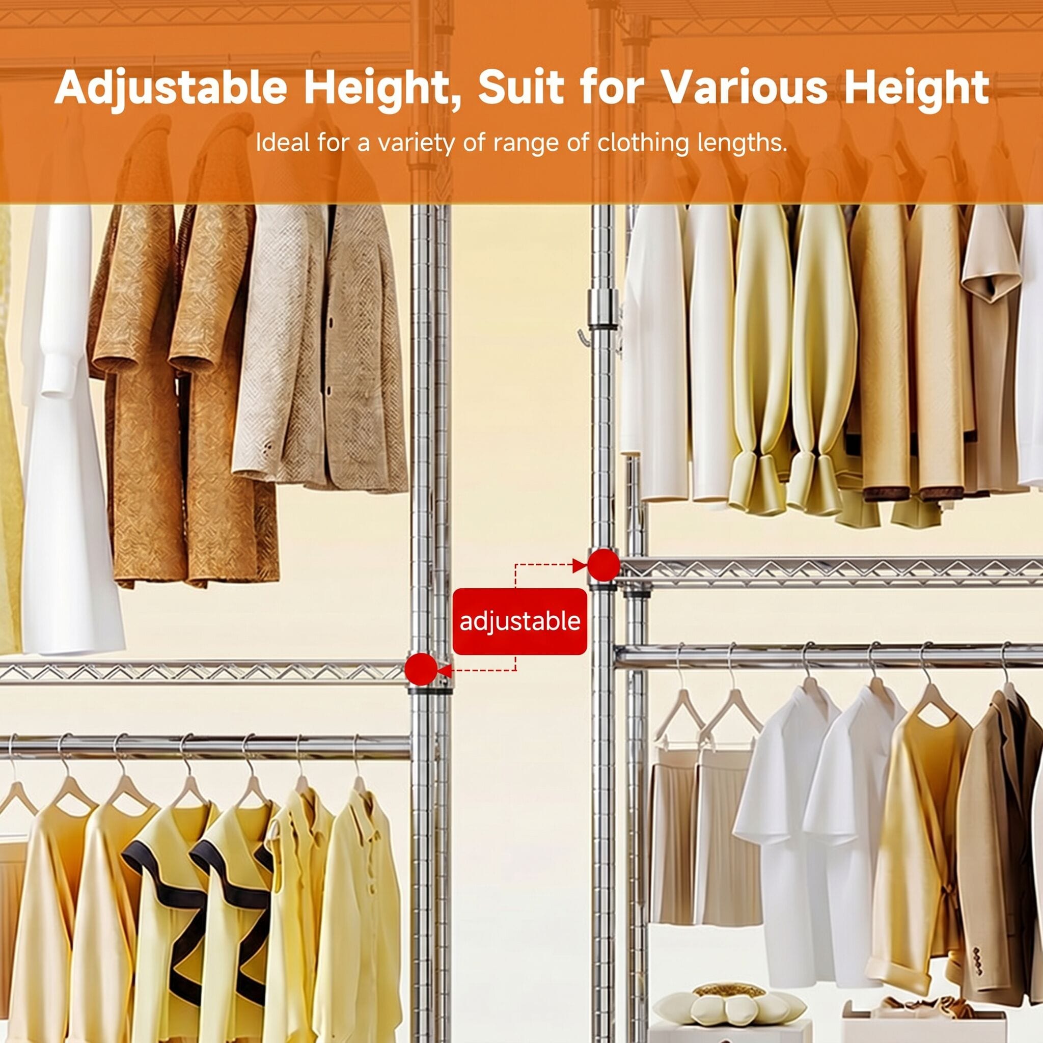 LUXEYARD DS-R-O-855 Garment-Racks - View #3