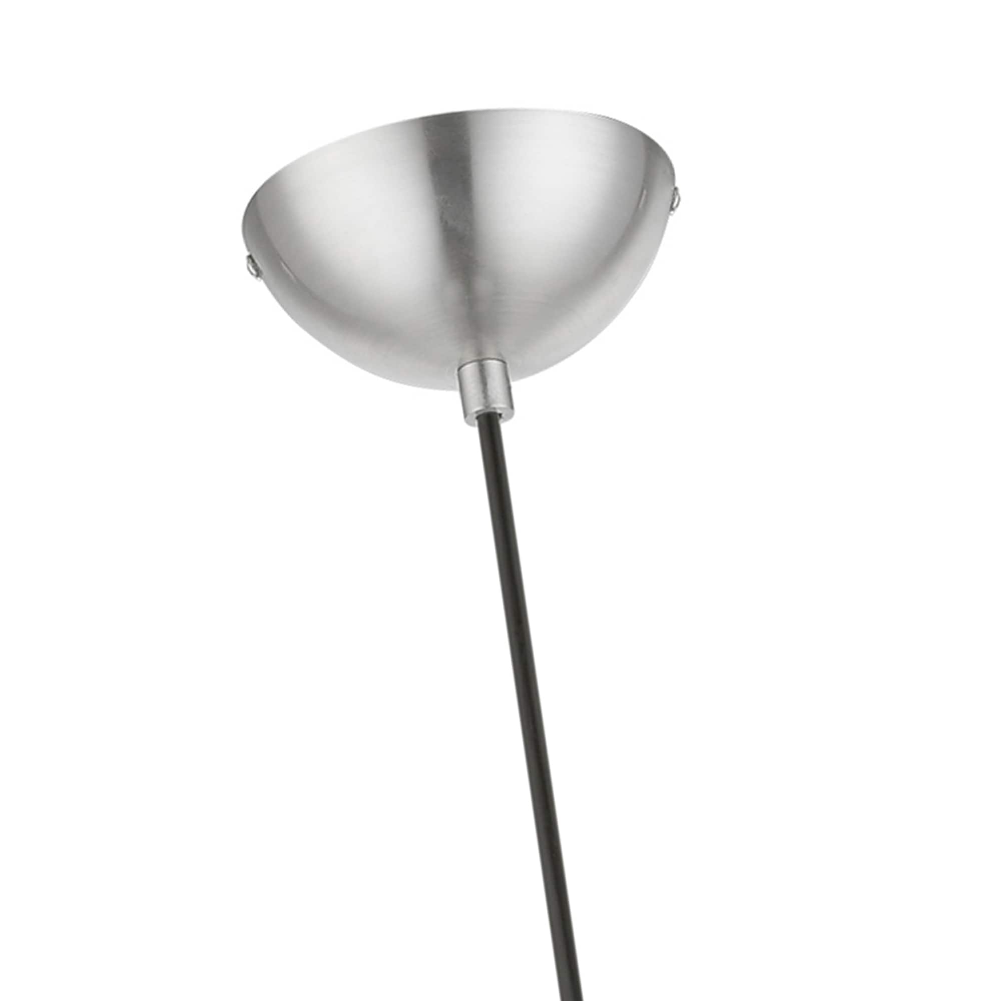 Stockton Brushed Nickel and Chrome Globe Pendant Light
