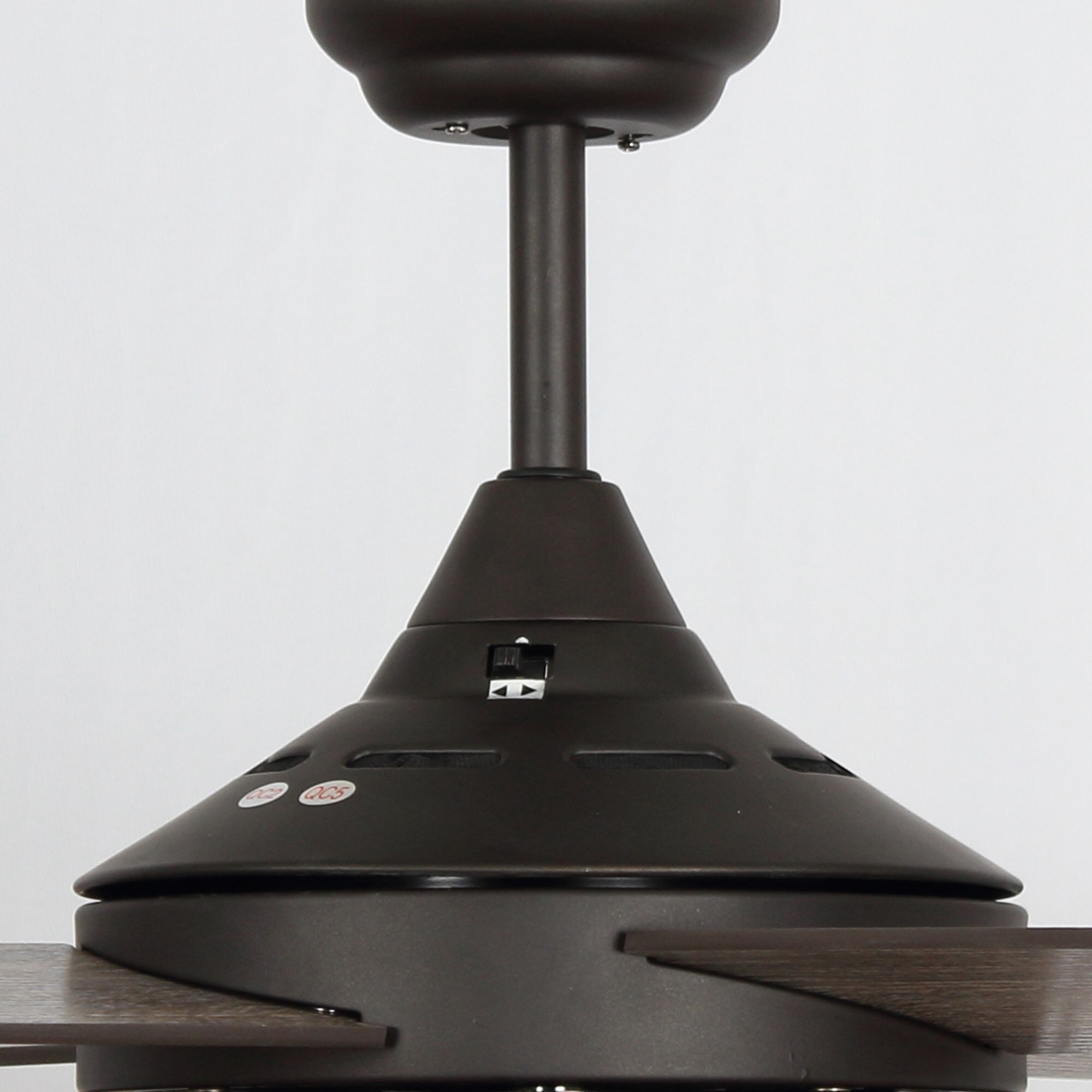 52-Inch Oil-Rubbed Bronze Industrial Ceiling Fan with Light and Remote