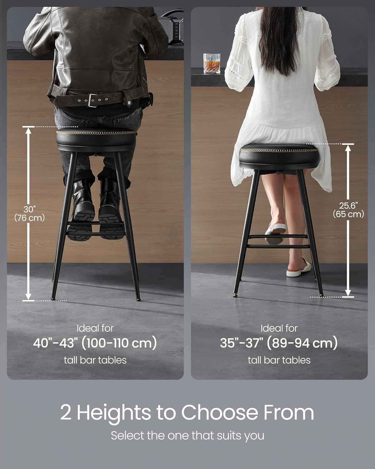 SONGMICS HOME LBC100B01 stools - View #2