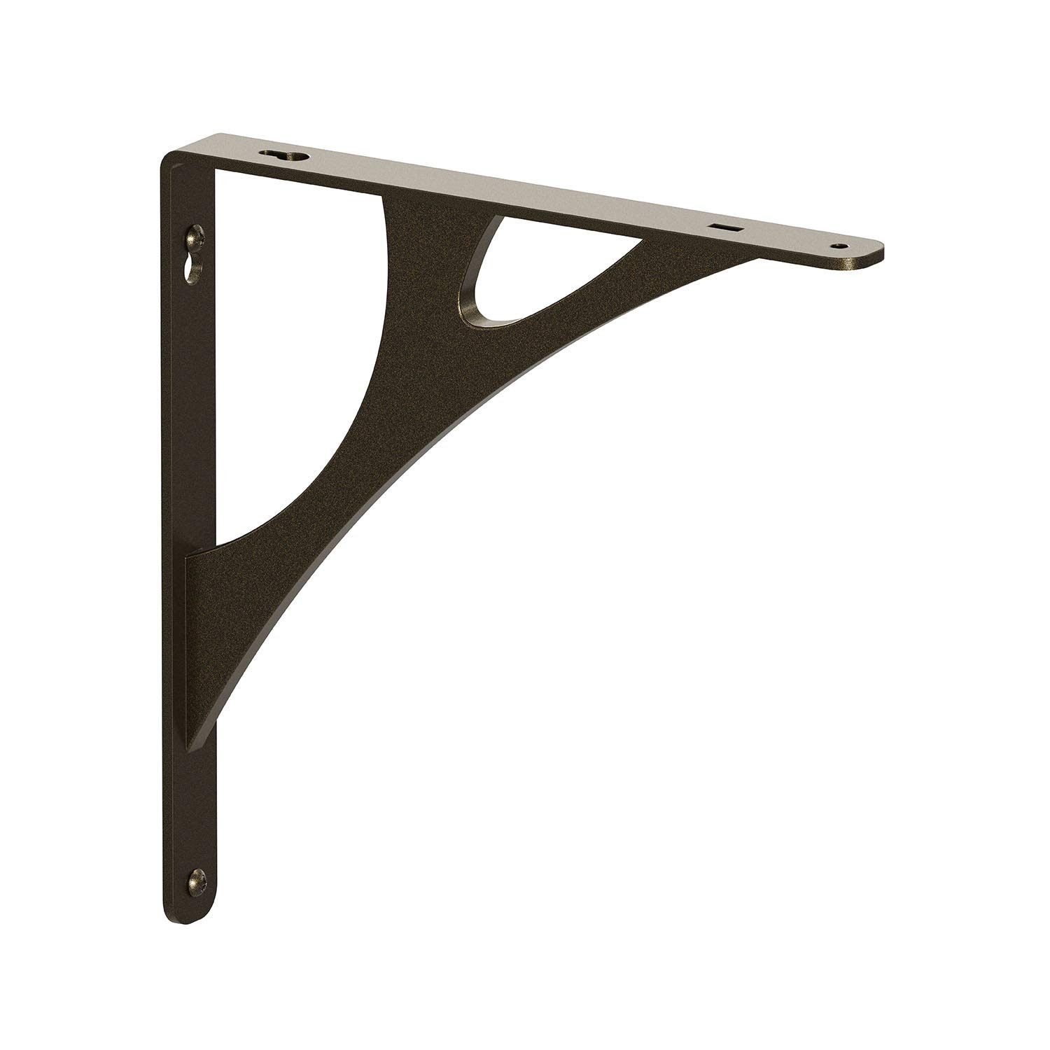 Knape & Vogt Knape  Vogt Manhattan Decorative Shelf Bracket Bronze 12-inch