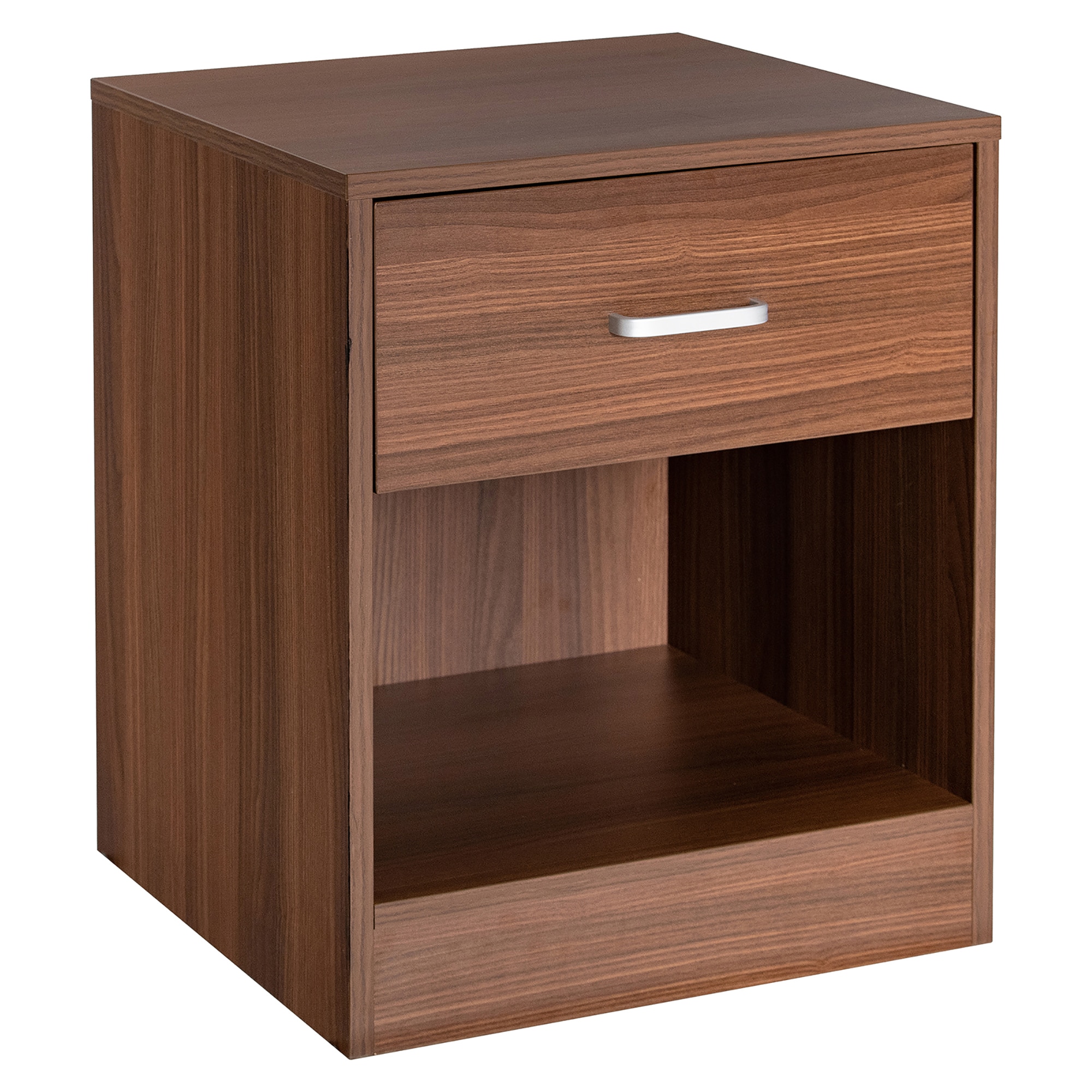 Costway SXL00072 Brown Fir Nightstand