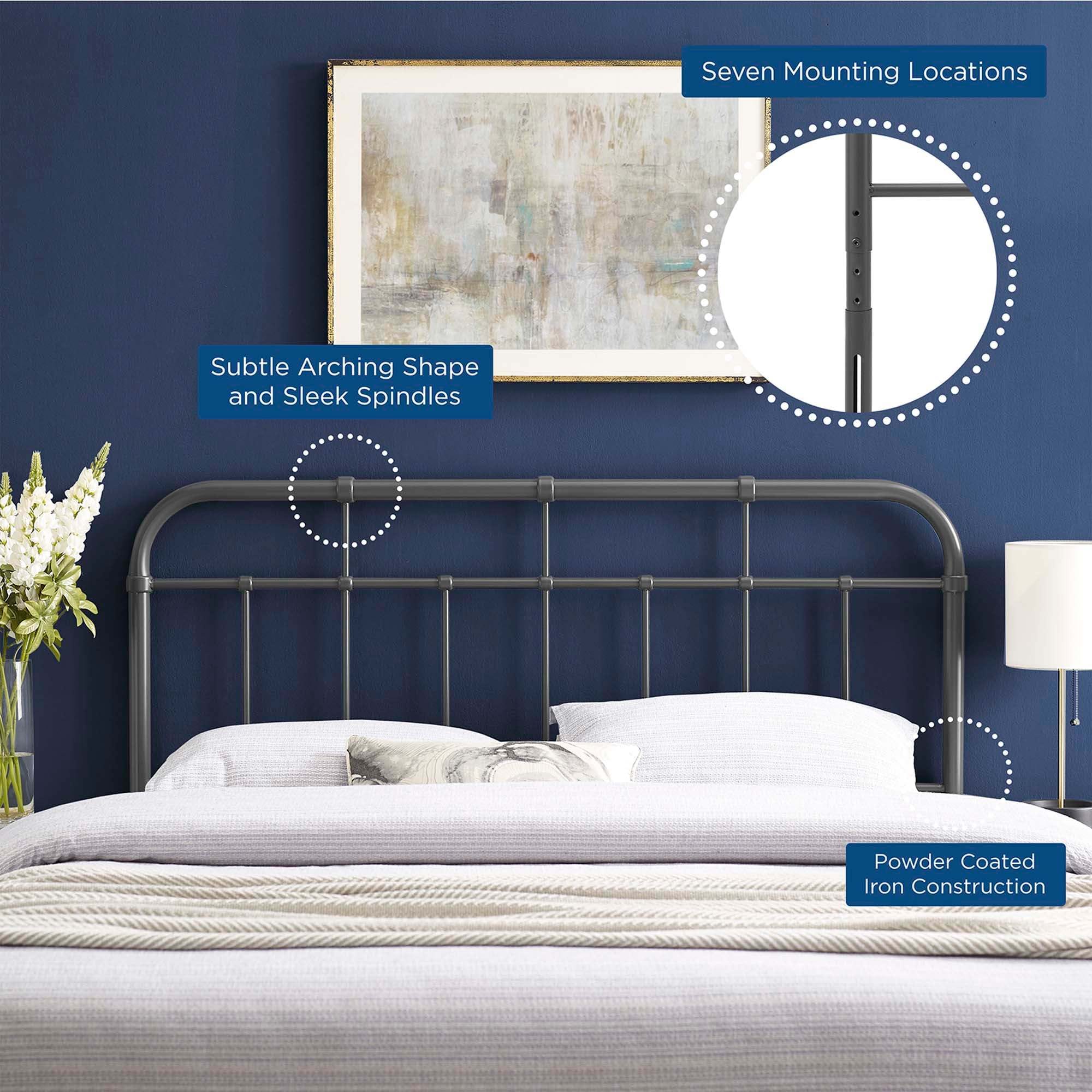 Modway MOD-6163-GRY Upholstered-Headboards - View #3