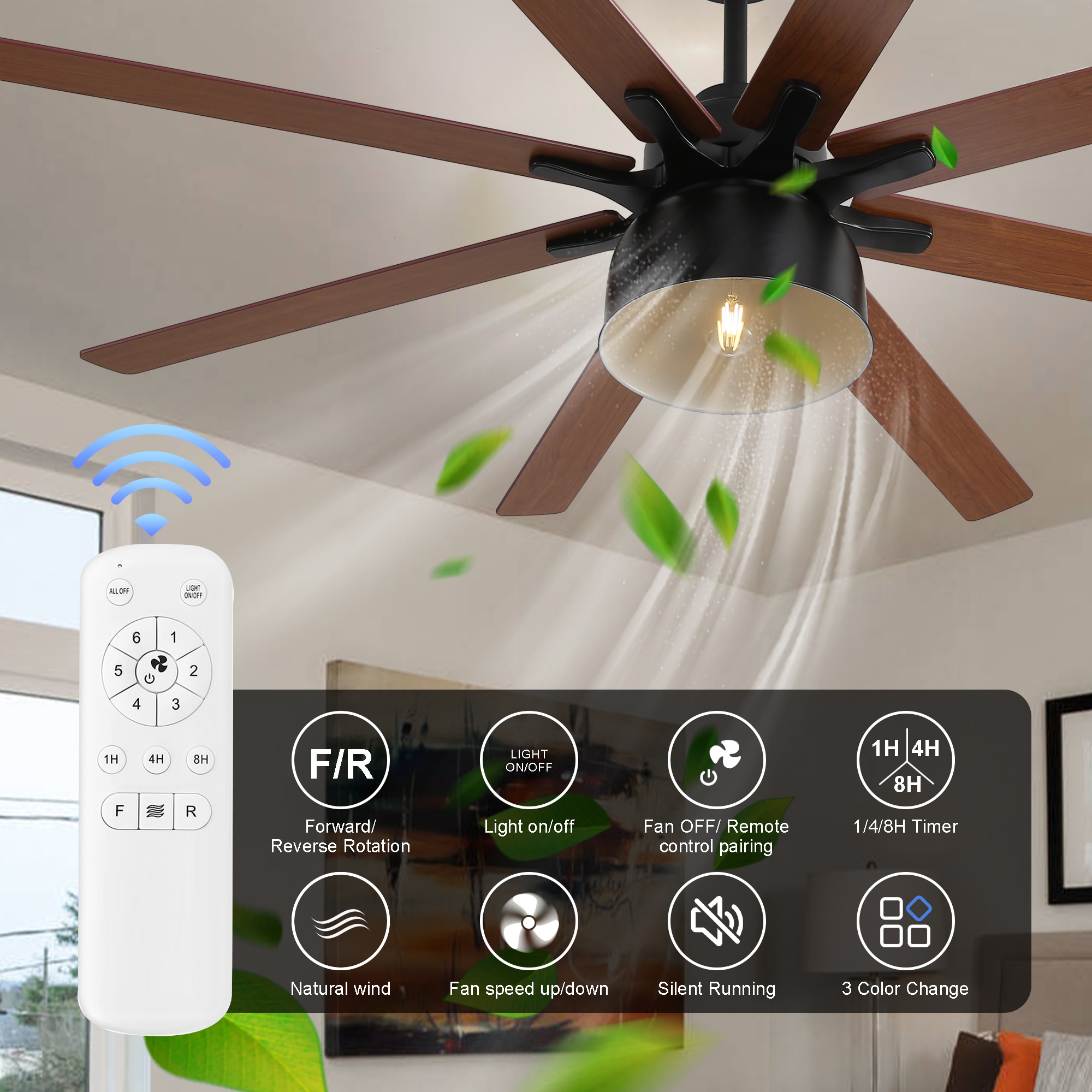 Sunrinx MG12-CF-4 Ceiling-Fans - View #6