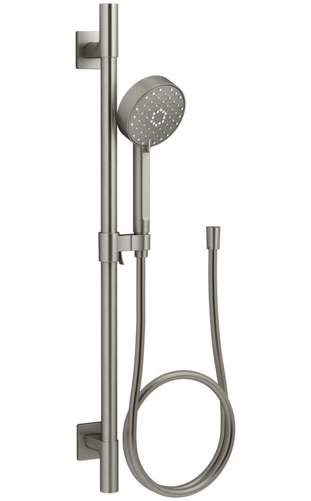 KOHLER 99242-BN Awaken 4.0 -Spray Vibrant Brushed Nickel 4.3125-in Round Handheld Shower Head 2 GPM