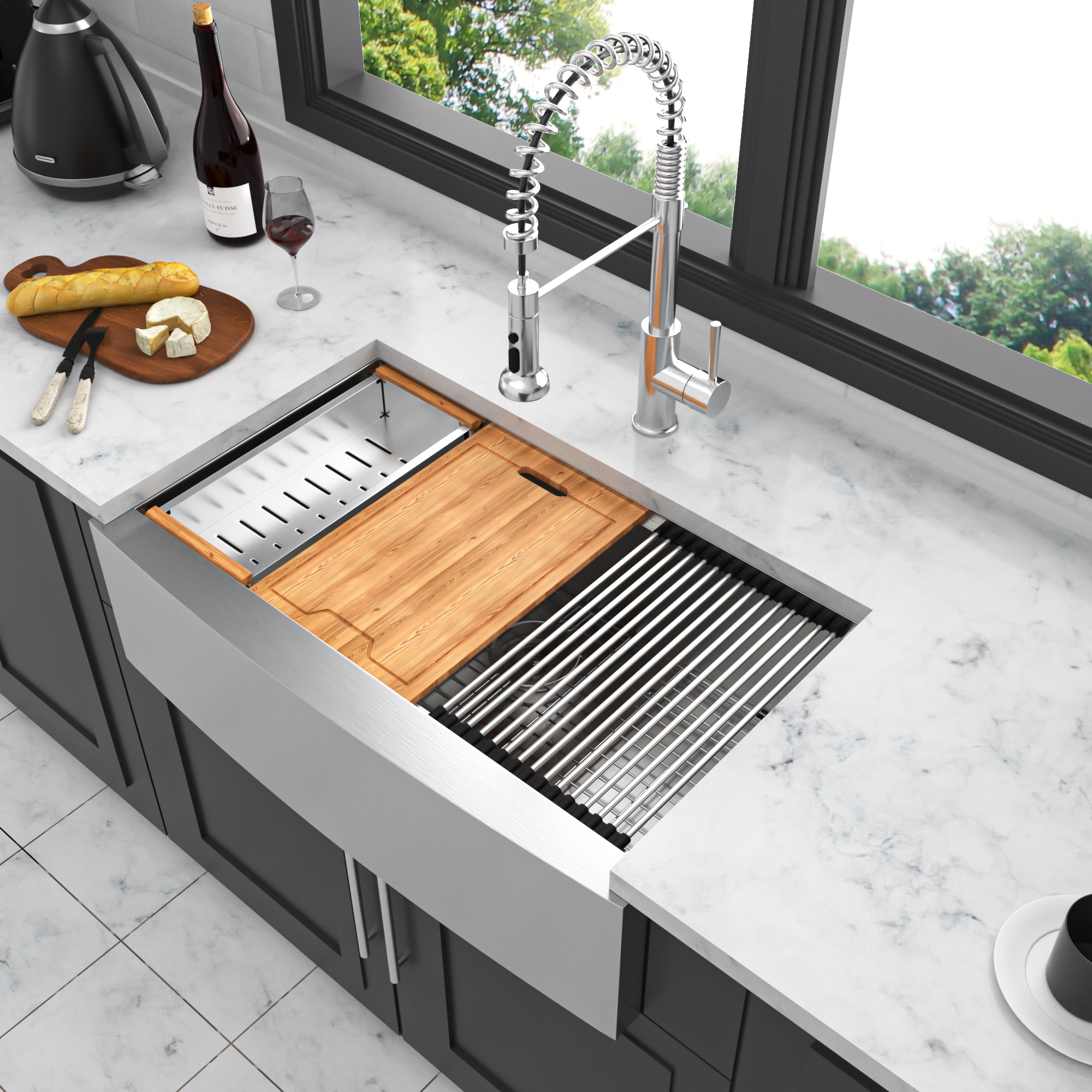 LUXEYARD DS-J-71002-W1243 Kitchen-Sinks - View #2