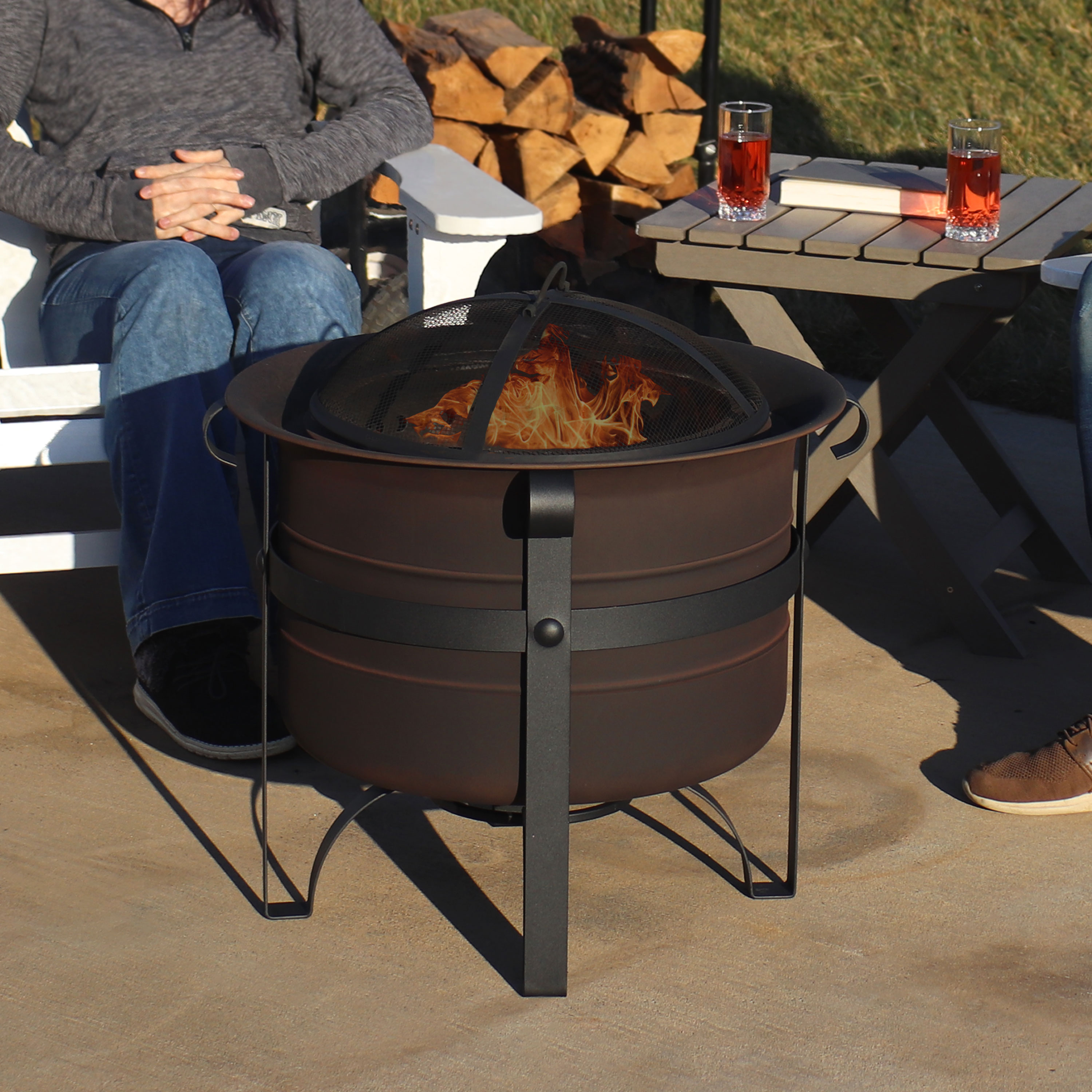 Sunnydaze Decor NB-052-004 Outdoor-Woodburning-Firepits - View #9