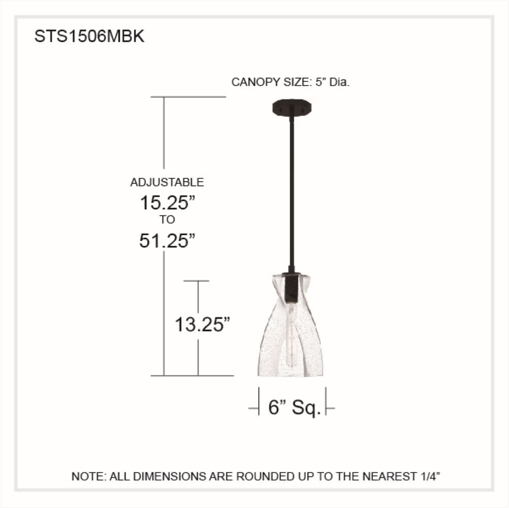 Quoizel STS1506MBK Pendant-Lights - View #5