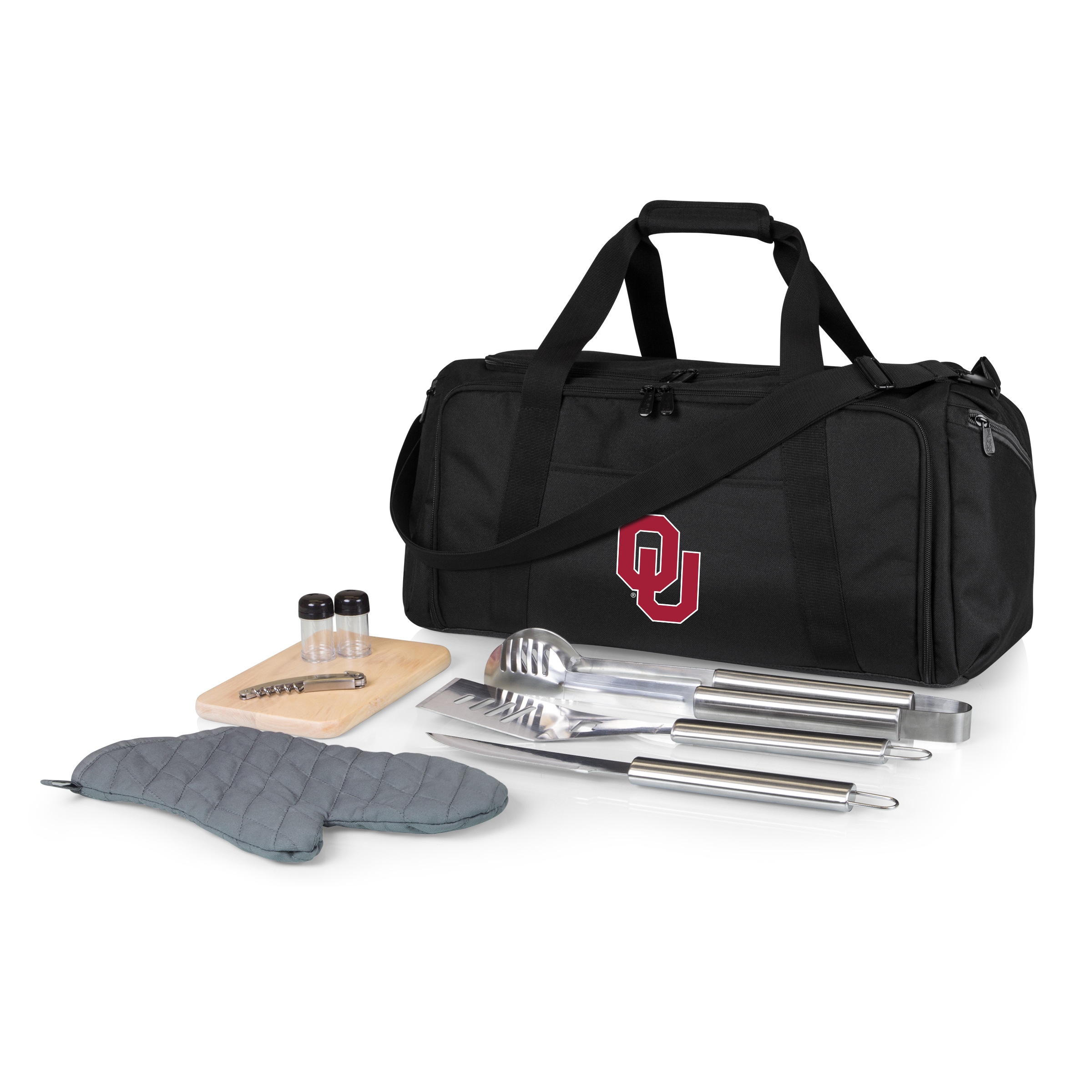 Picnic Time Compact Cast Iron Grilling Accessory Kit – 4-Piece Set with 203 sq inches Grilling Surface and Durable Carrying Tote 775-00-175-664-0 Sansujyuku sansujyuku.com