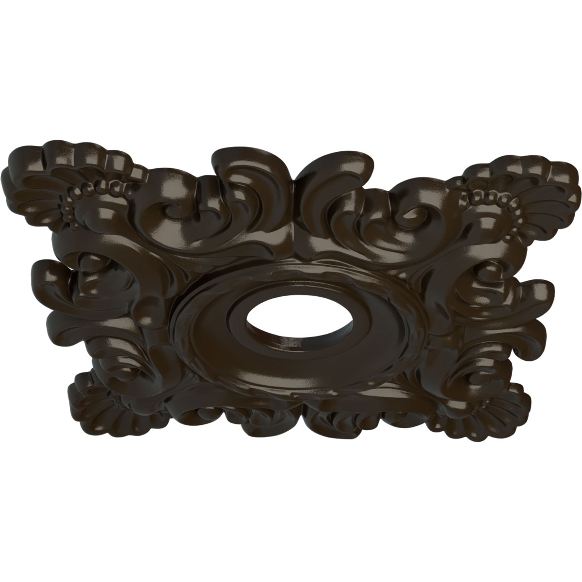 Ekena Millwork CM18CRSHF Ceiling-Medallions - View #2