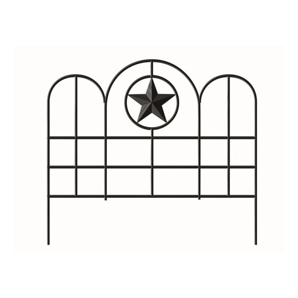  89392L 1.5-ft x 16-in Black powder coated Steel Landscape edging section