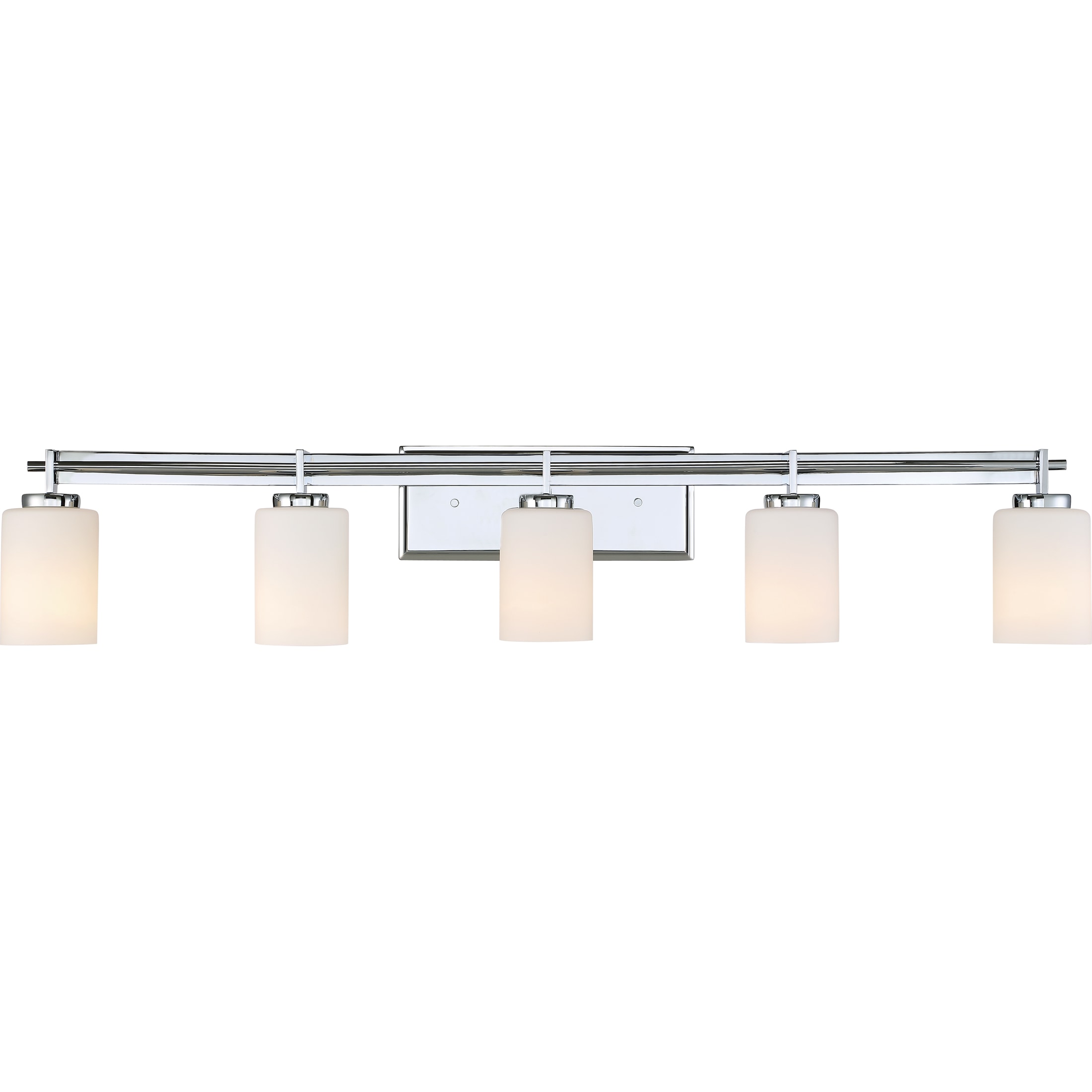 Quoizel TY8605C Taylor 40.5-in 5-Light Polished Chrome Transitional Vanity Light