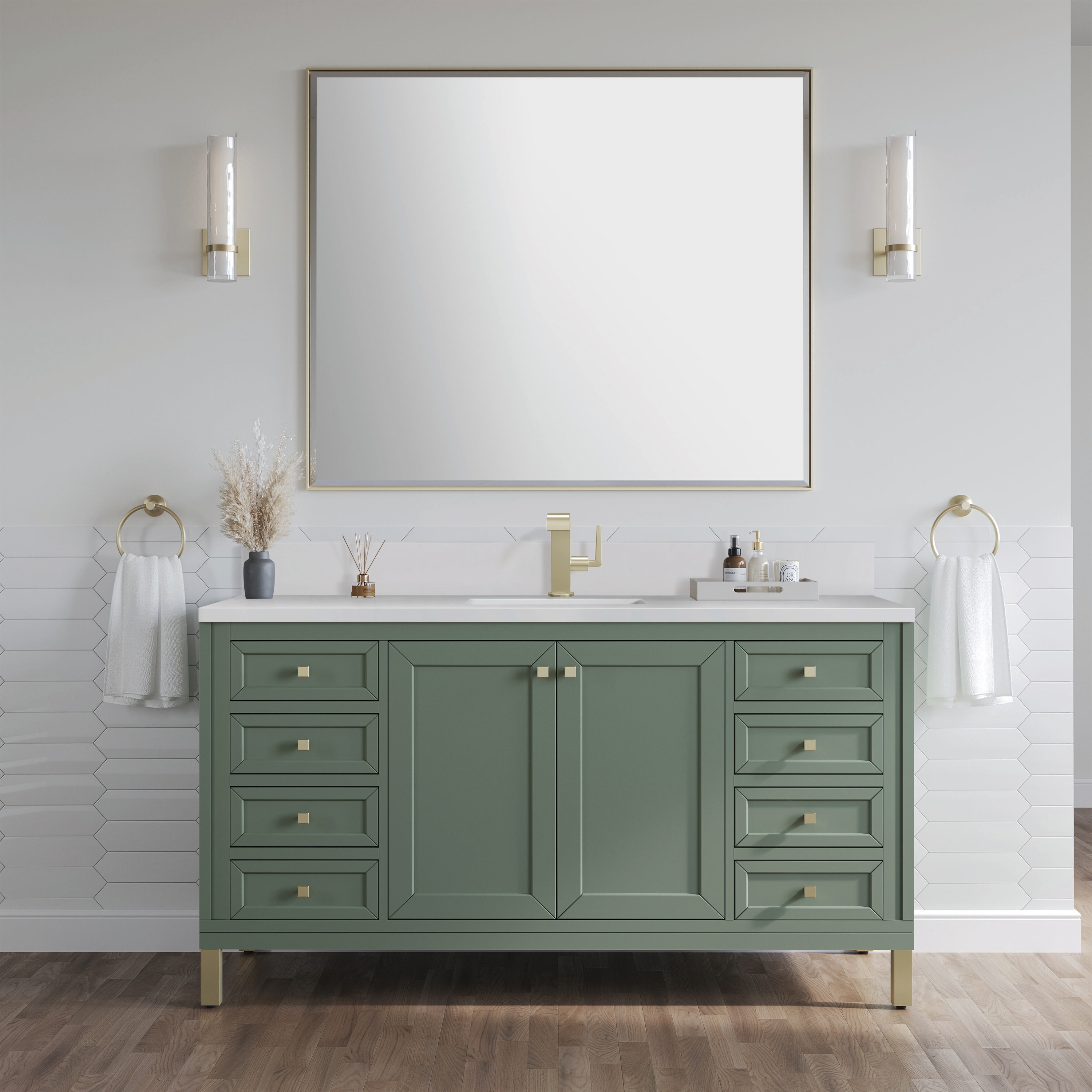 James Martin Vanities 305-V60S-SC-1WZ Bath-Vanity-Combo - View #2