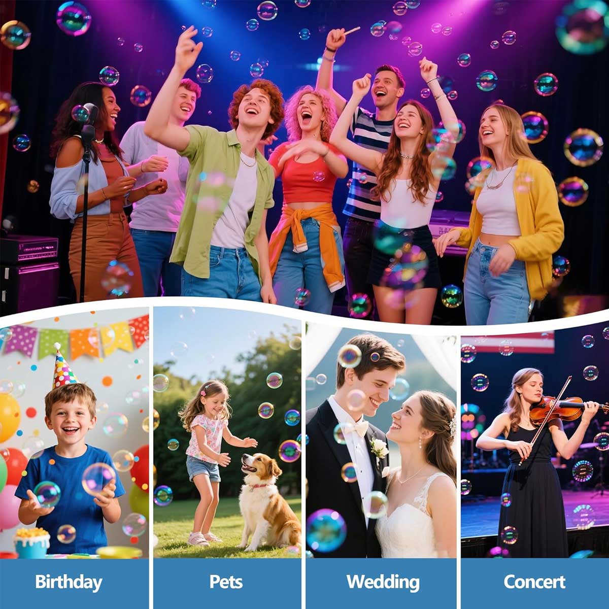 Aoibox LABBM2931 Fog-Bubble-Machines - View #9