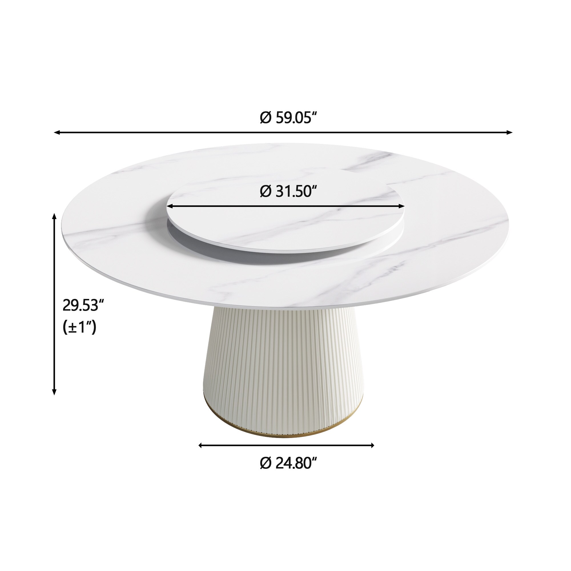 BuotiqHom DH-AT-150W80W-5W Dining-Tables - View #2