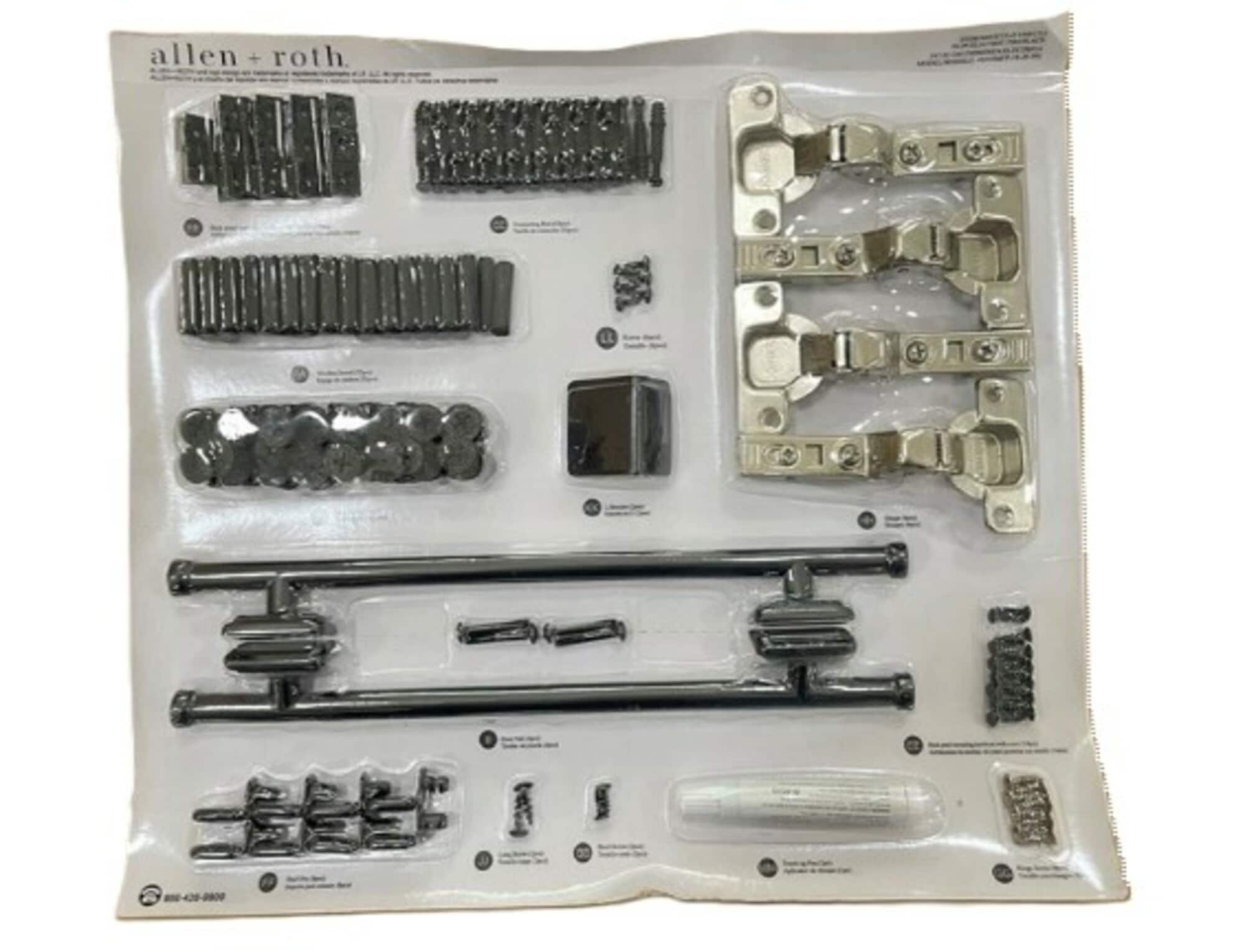 allen + roth PH-1010MFP-58-26-501 Hardware pack for item 5691735