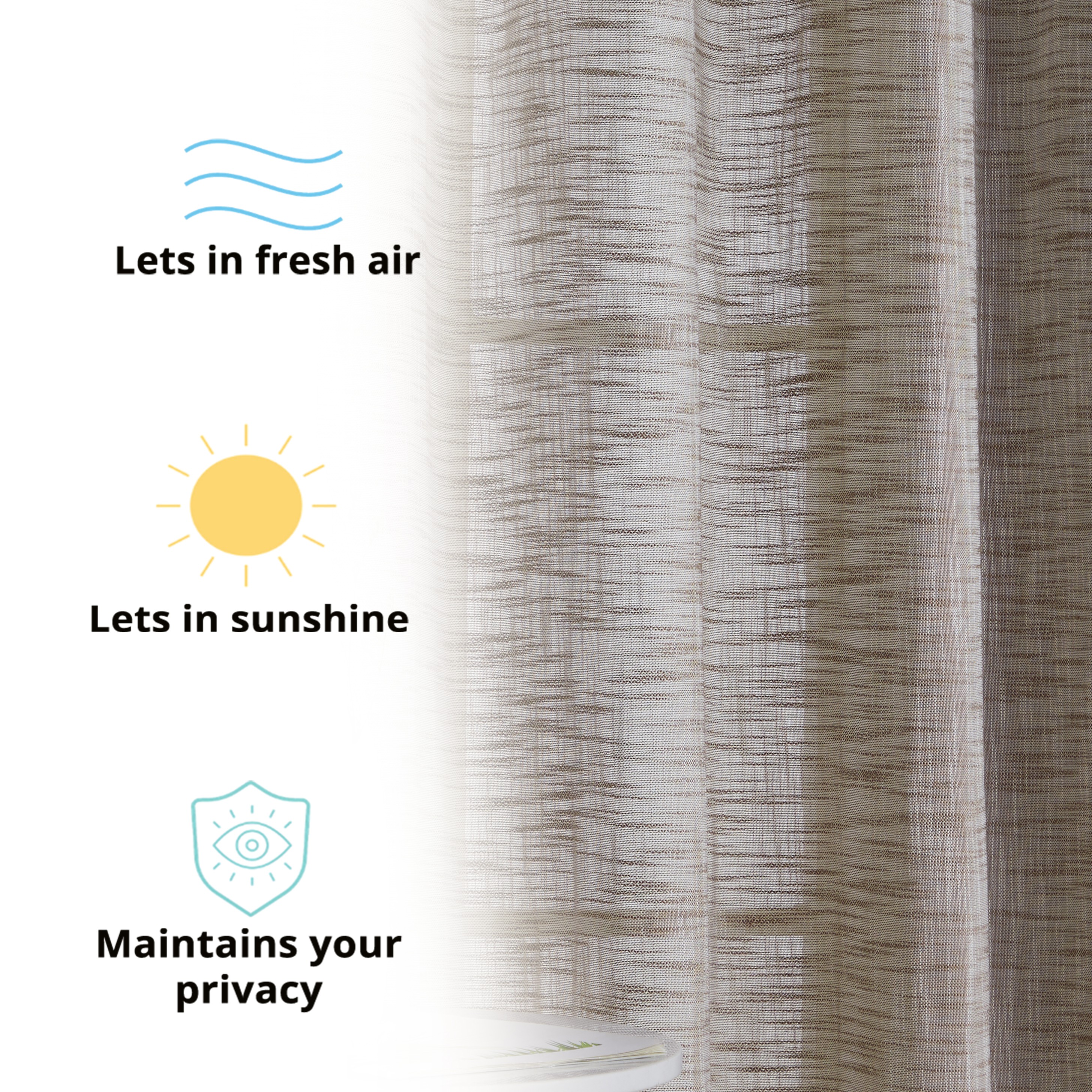 Totally Home Decor MAD-LNGR-TAUP72 curtains - View #4