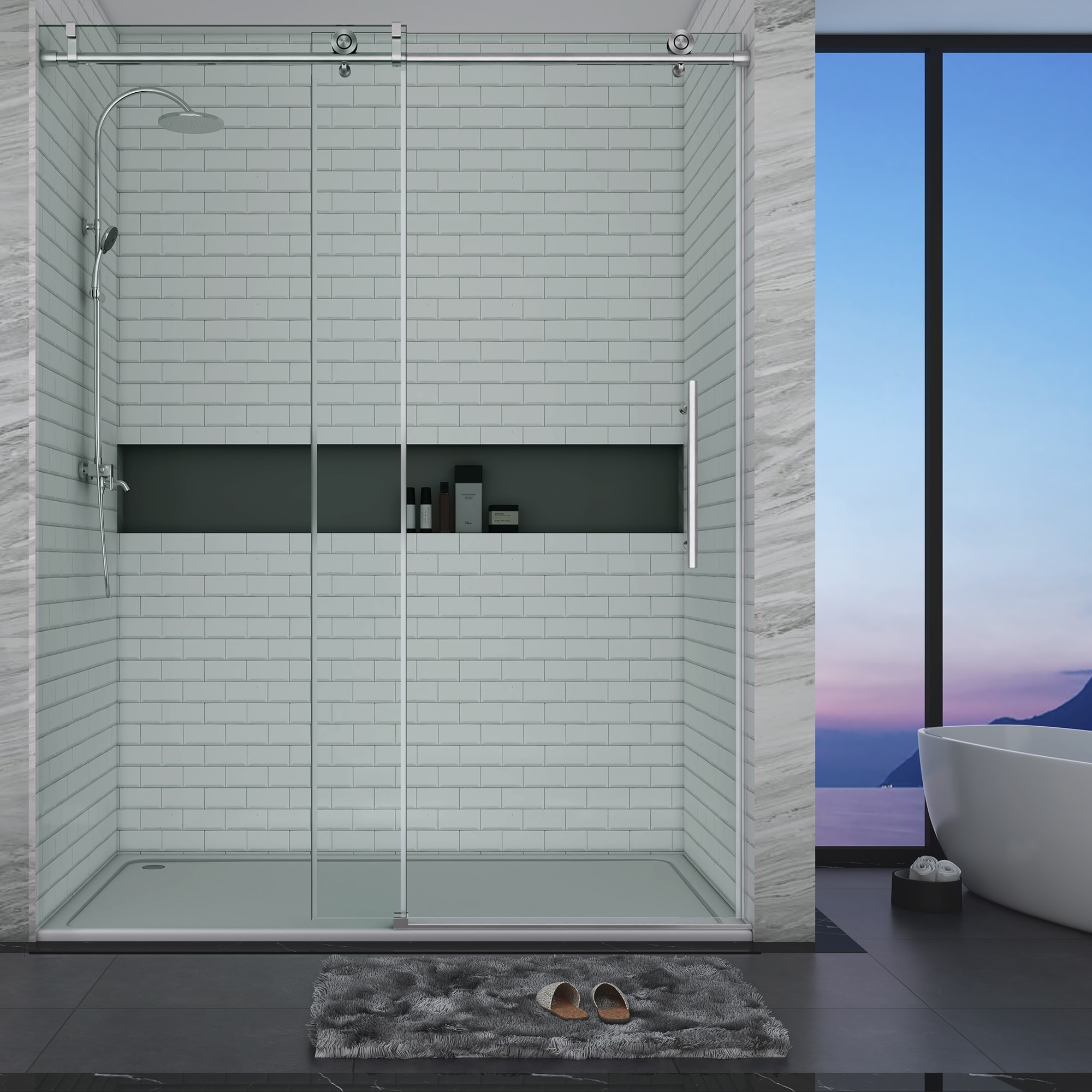 CASAINC CVY-SS09-60BR Shower-Doors - View #2