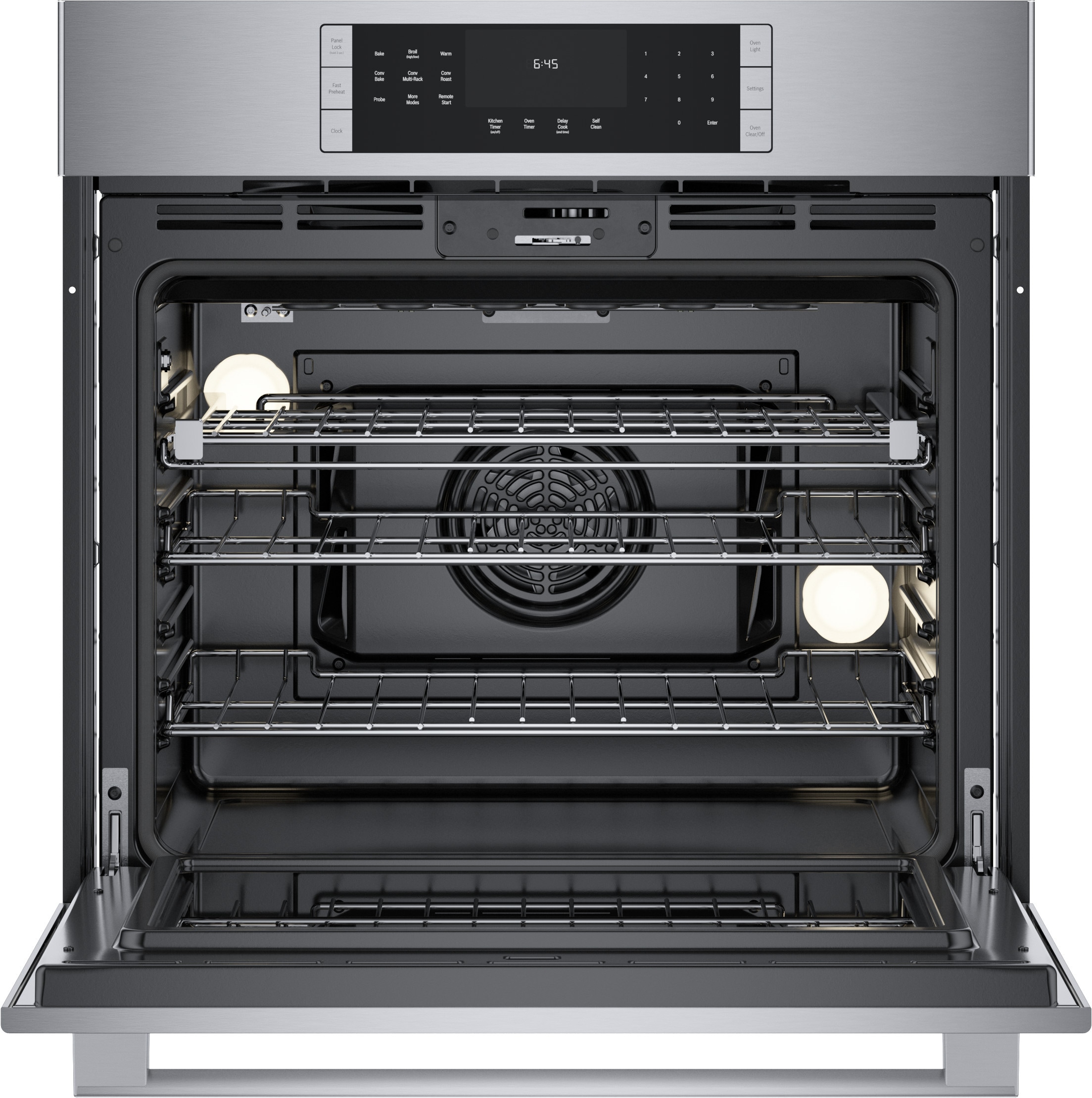 Bosch 800 Series 30-in Self-cleaning Convection European Element 