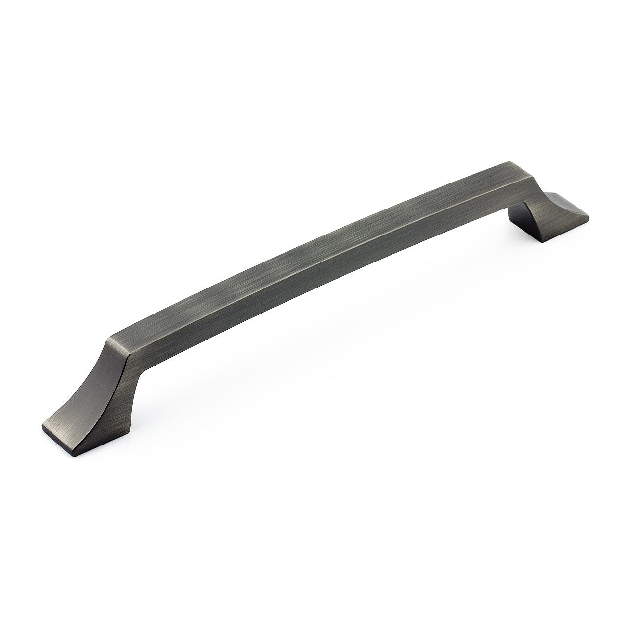 Richelieu BP765192143 Rosemere 7-9/16-in , 192mm Center to Center Antique Nickel Rectangular Handle