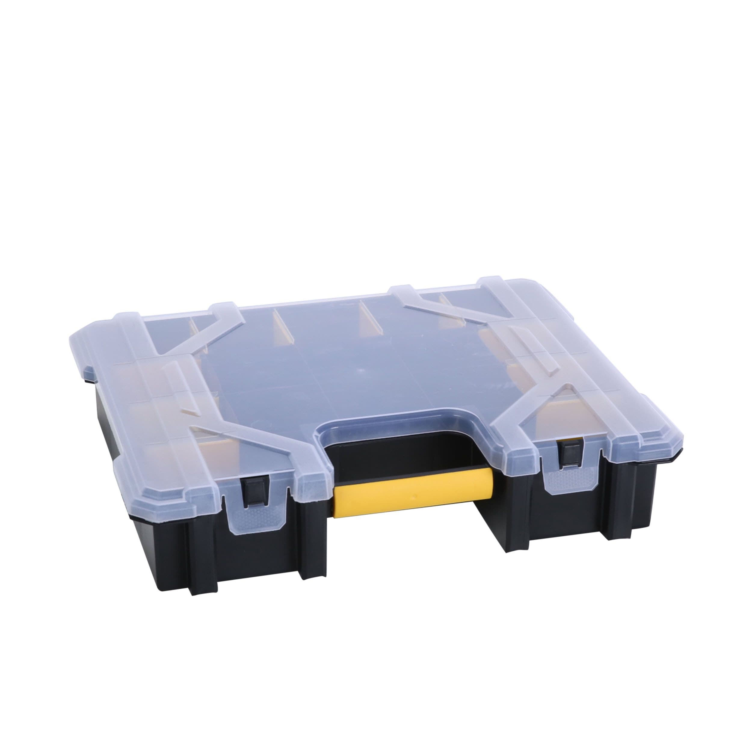 COMMANDER 10-Compartment Plastic Small Parts Organizer