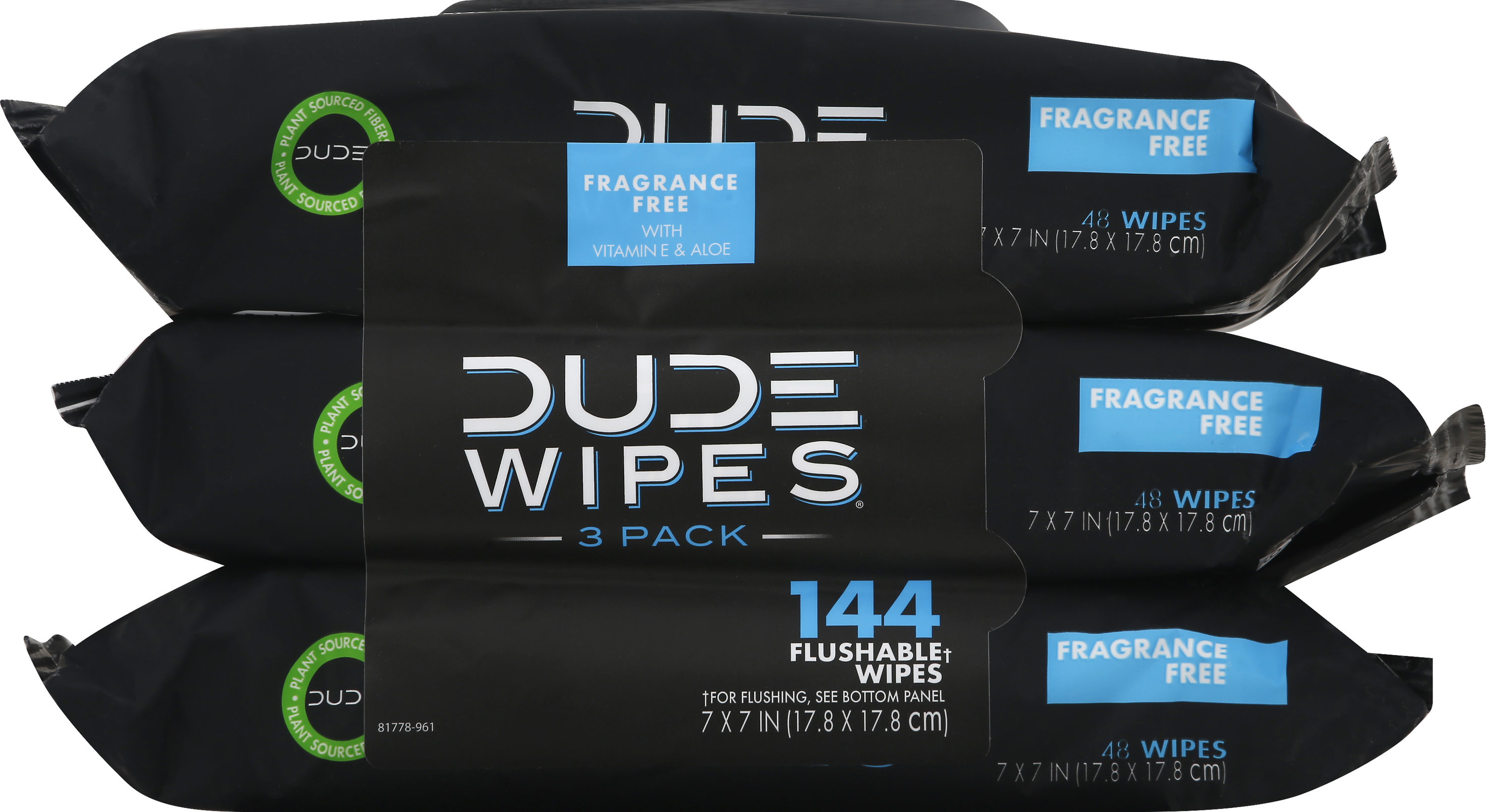 DUDE Wipes Flushable 48-Pack