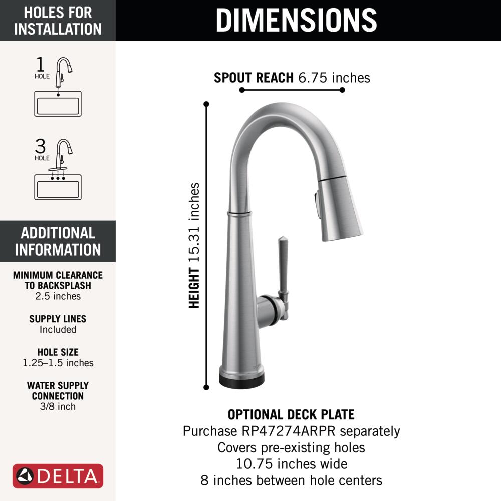 Delta 9982TL-AR-PR-DST Kitchen-Faucets - View #6