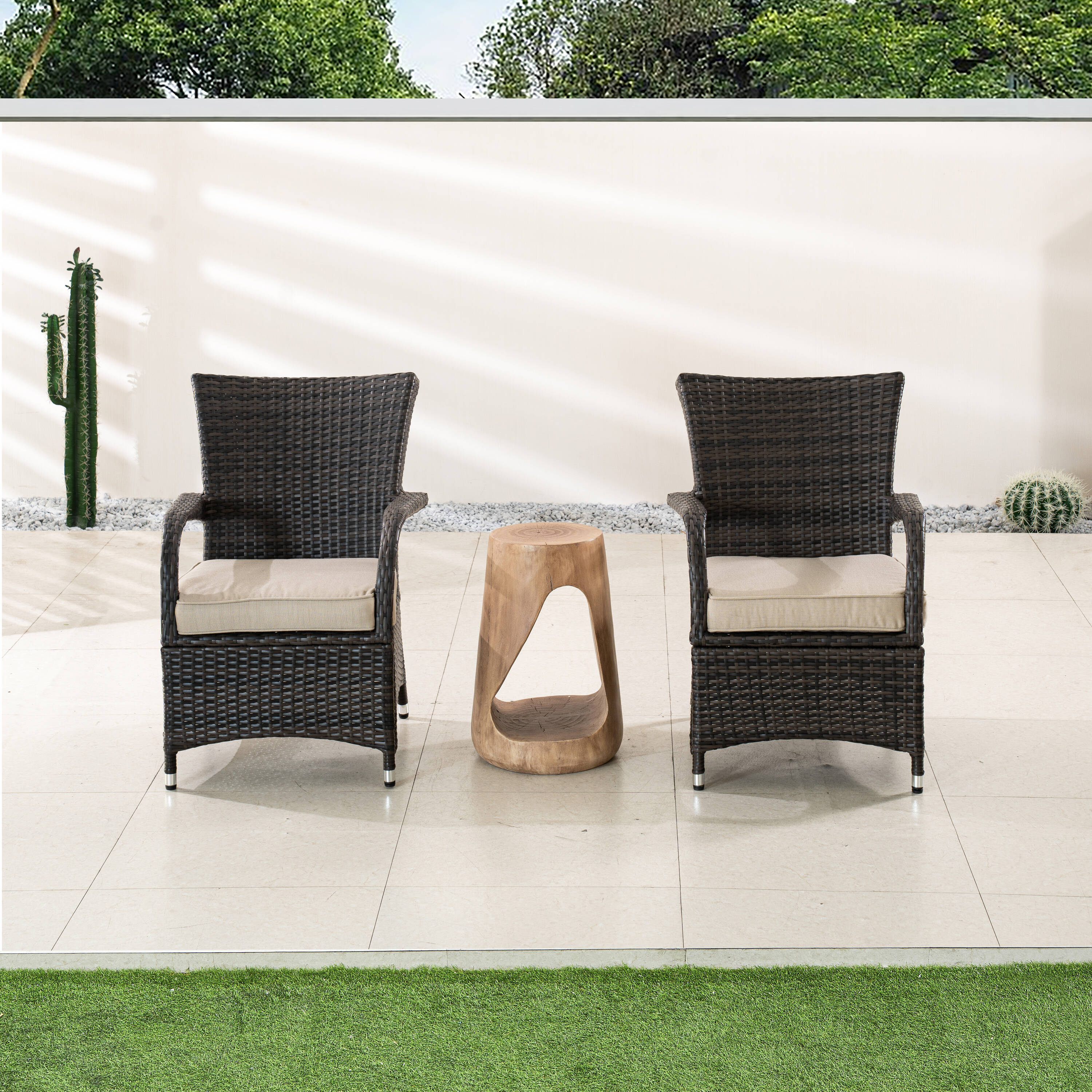 Direct Wicker DWC-250062ST1122B Patio-Conversation-Sets - View #2