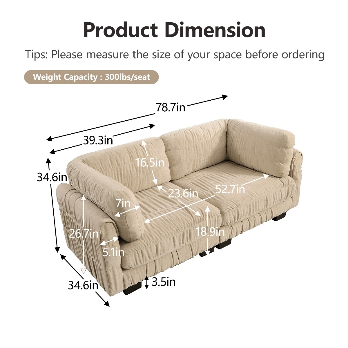 PEXCHO W5656S00237 Sofas-Loveseats - View #2