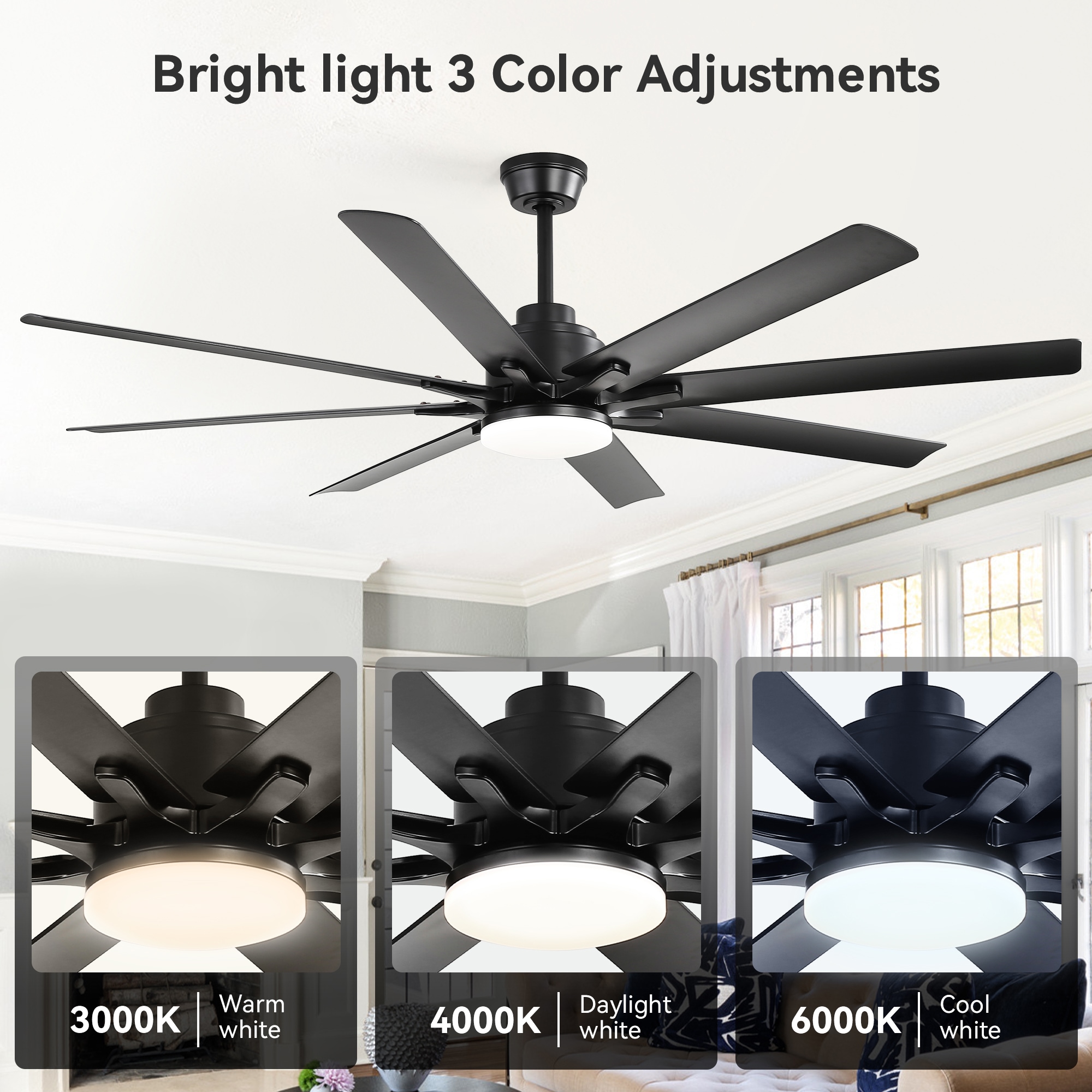 SINOFURN SYD130011WT Ceiling-Fans - View #6