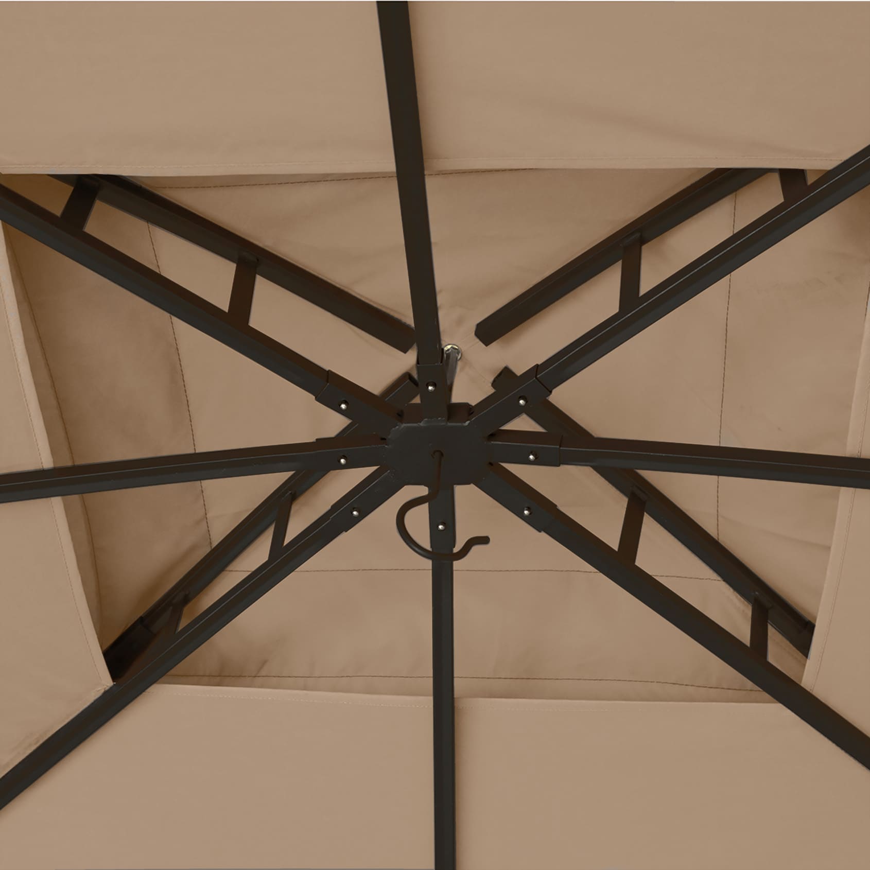 StarEcho AHGUS-CM-D1995B-K Wood-Resin-Gazebos - View #4