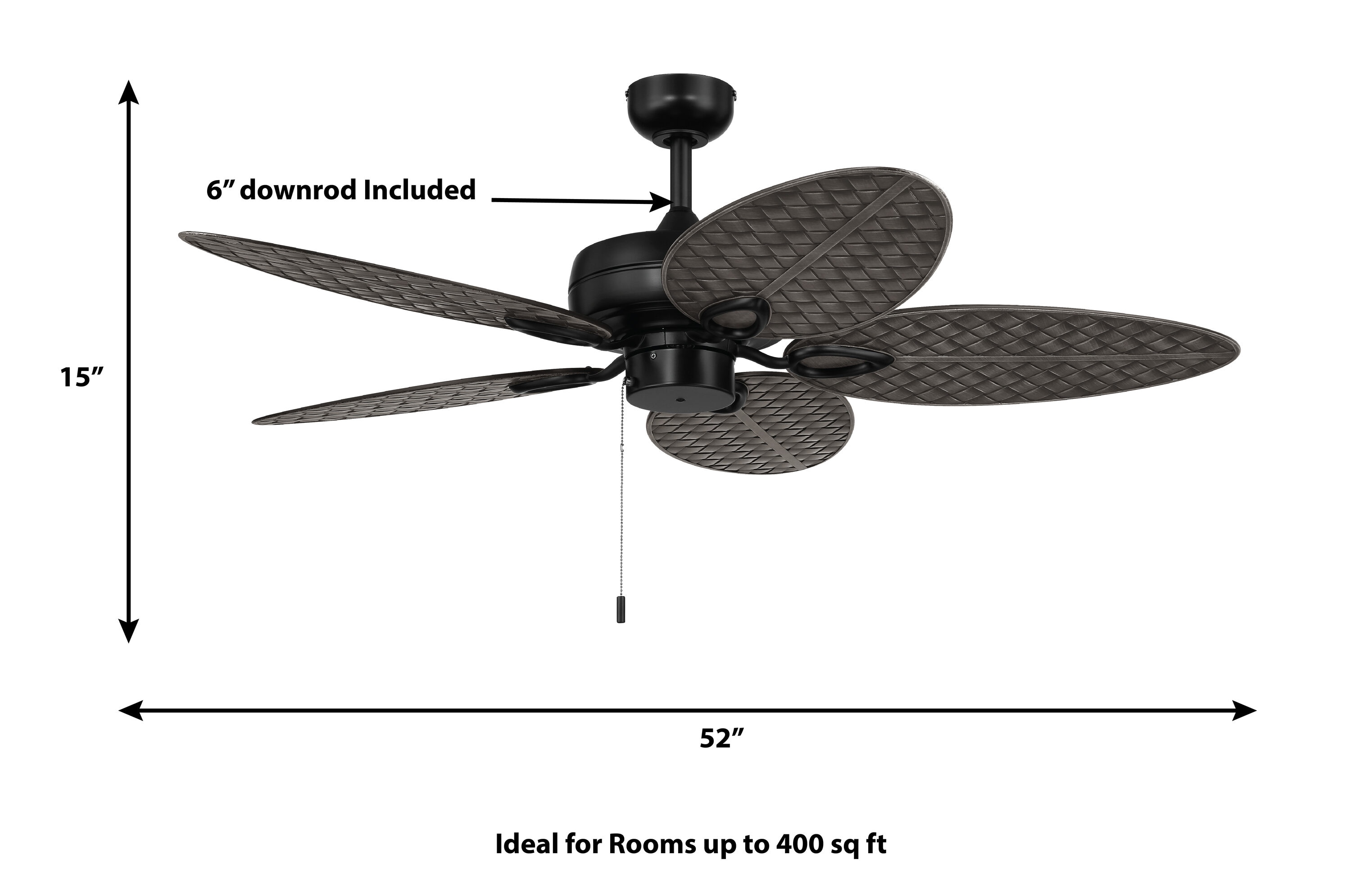 Harbor Breeze WCK52MBK5D Ceiling-Fans - View #14