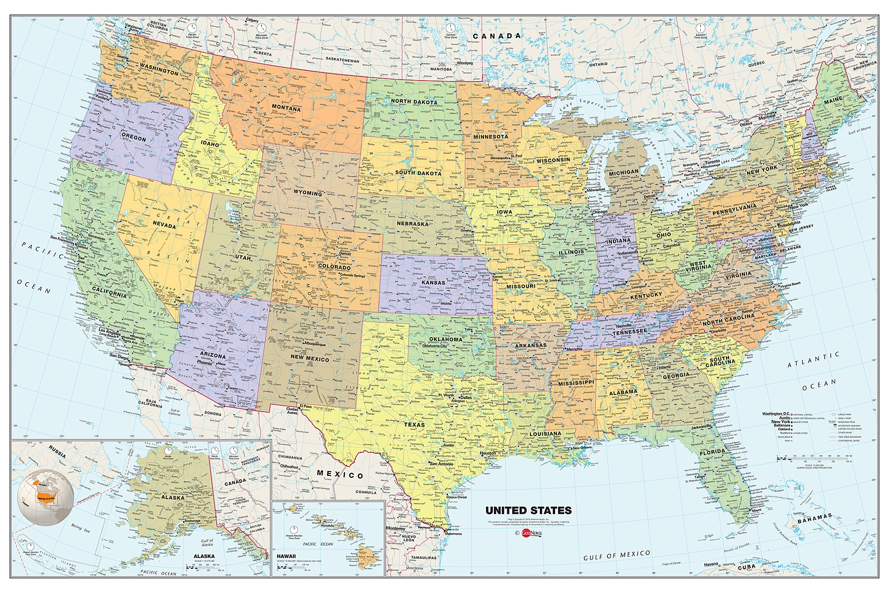 WallPops WPE99073 36.0000-Inches W x 24.0000-Inches H Self-adhesive Multiple colors/finishes Travel and transportation Wall Decal