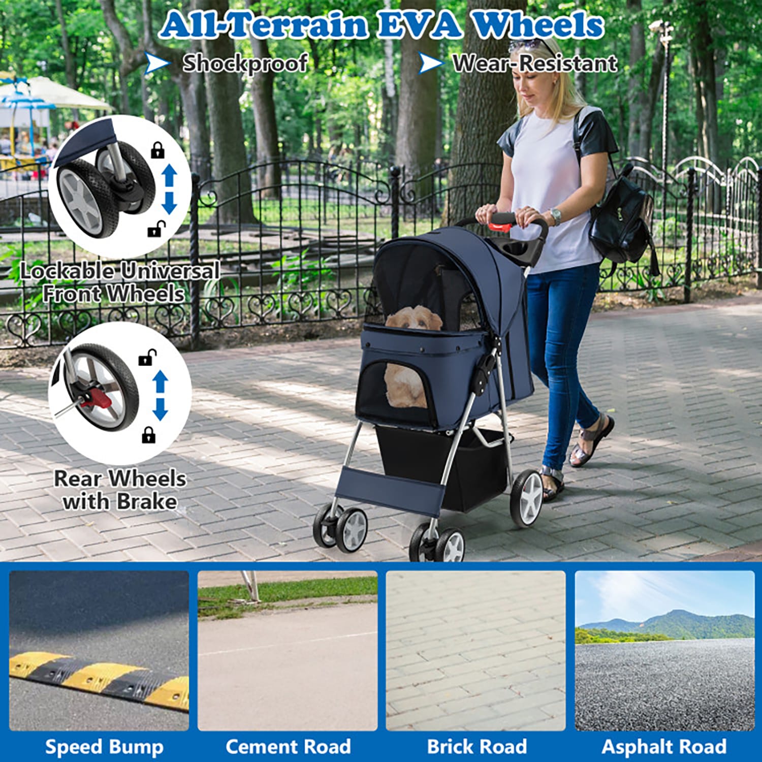 GZMR GZ-W2290 Pet-Strollers - View #9