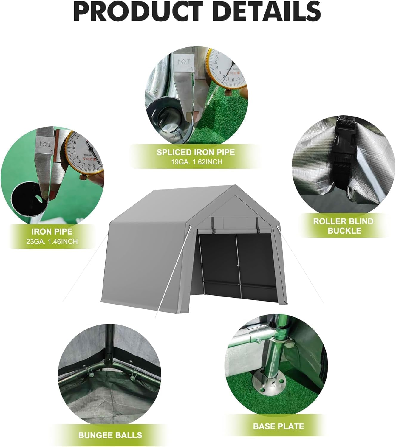 Qeetex DYQ-PAU-0JZSJKMN Carport-Covers - View #4