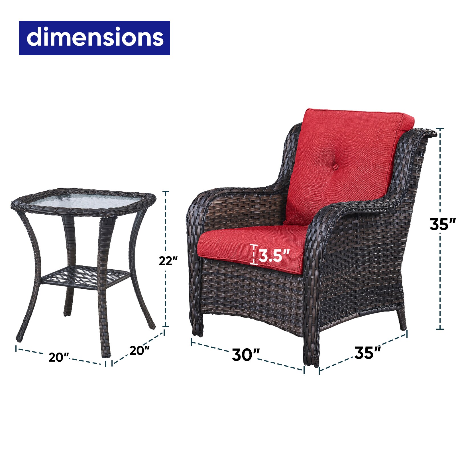 Rilyson FS006025-5 Patio-Chairs - View #7