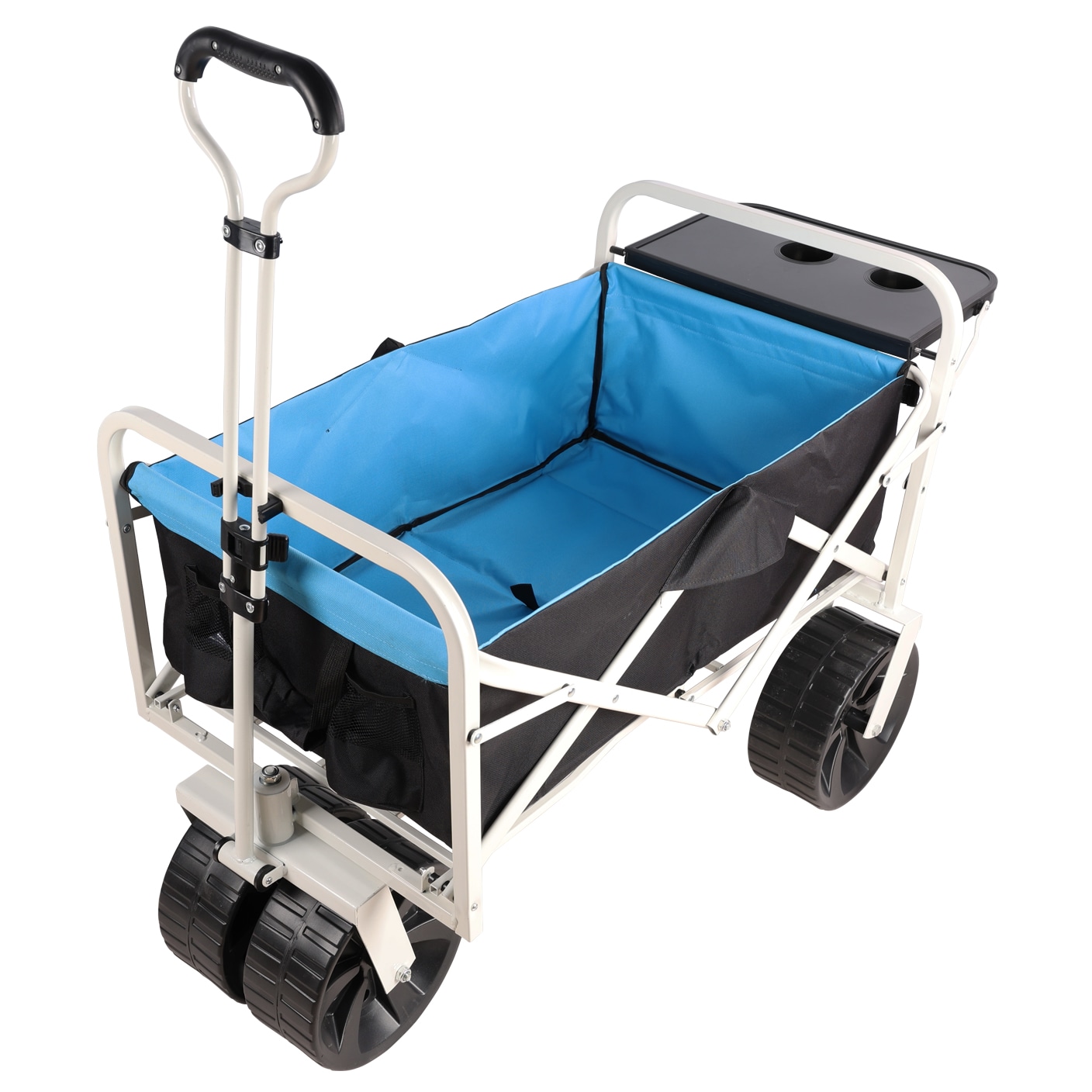 CESICIA FCOMS20G 5-cu ft 4 Wheel Steel Push Wheelbarrow