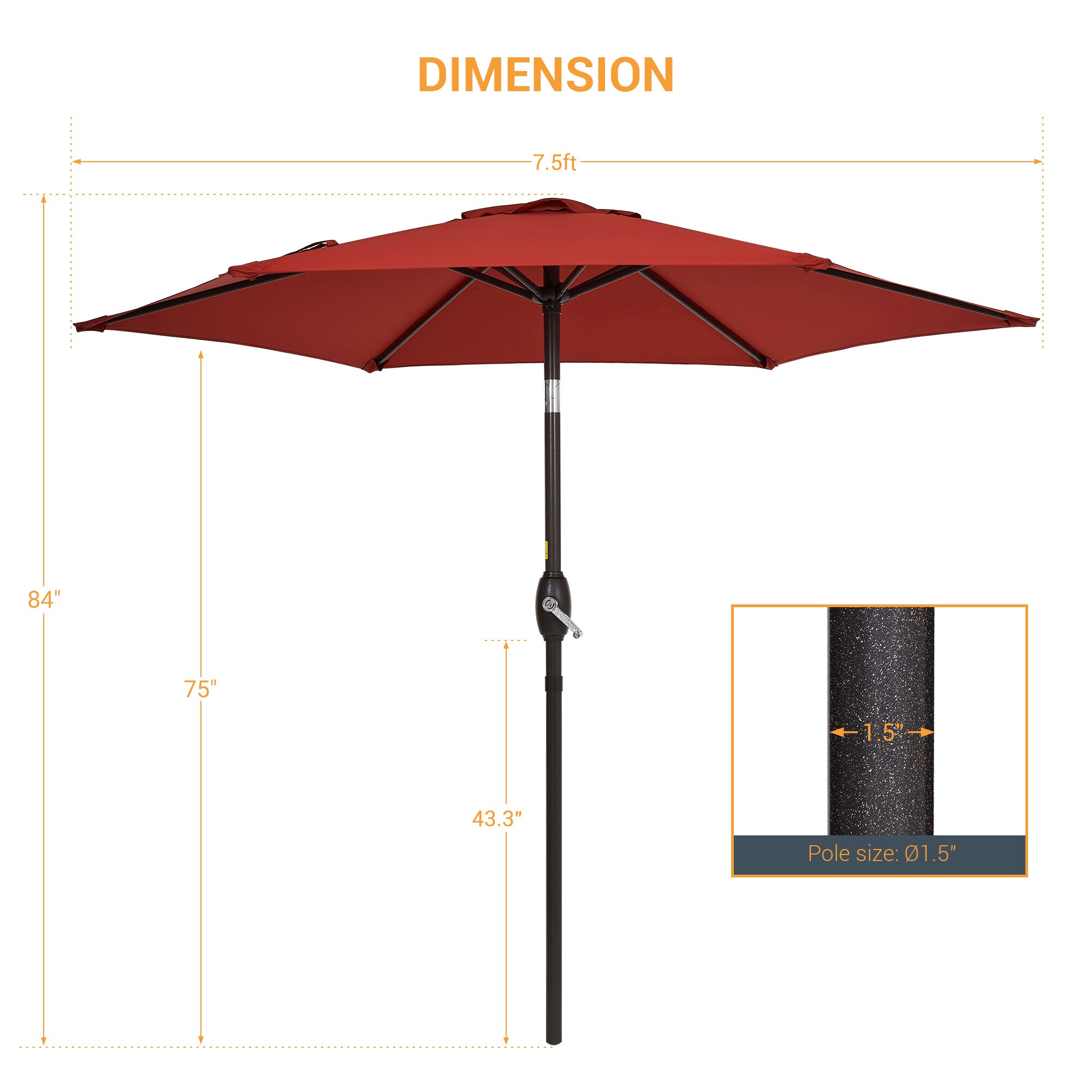 ACEGOSES LW-75CR Umbrellas-2 - View #7