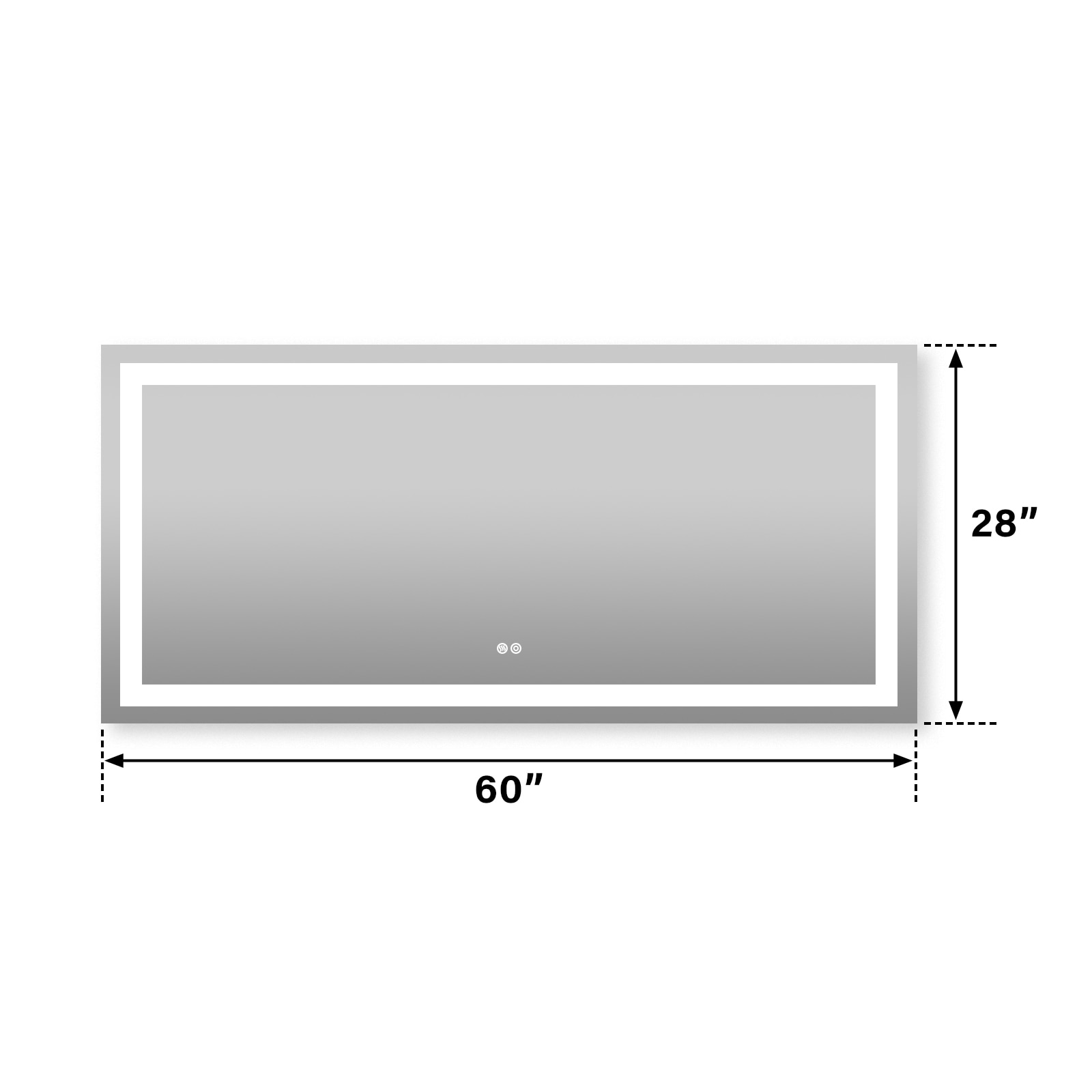 WELLFOR W1MRL6028 Framed-Bath-Mirrors - View #15