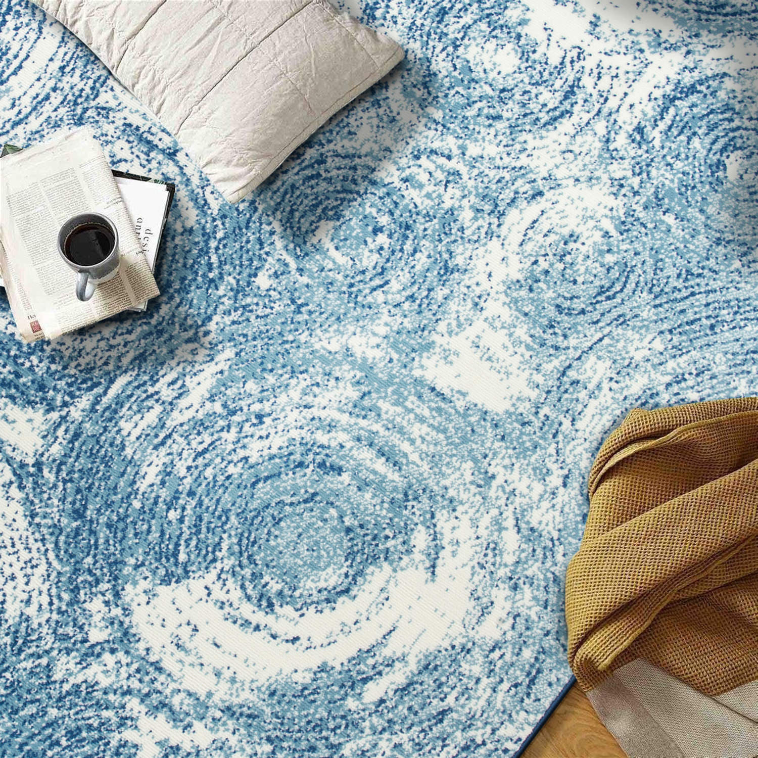 World Rug Gallery 3002BLUE5X7 rugs - View #7