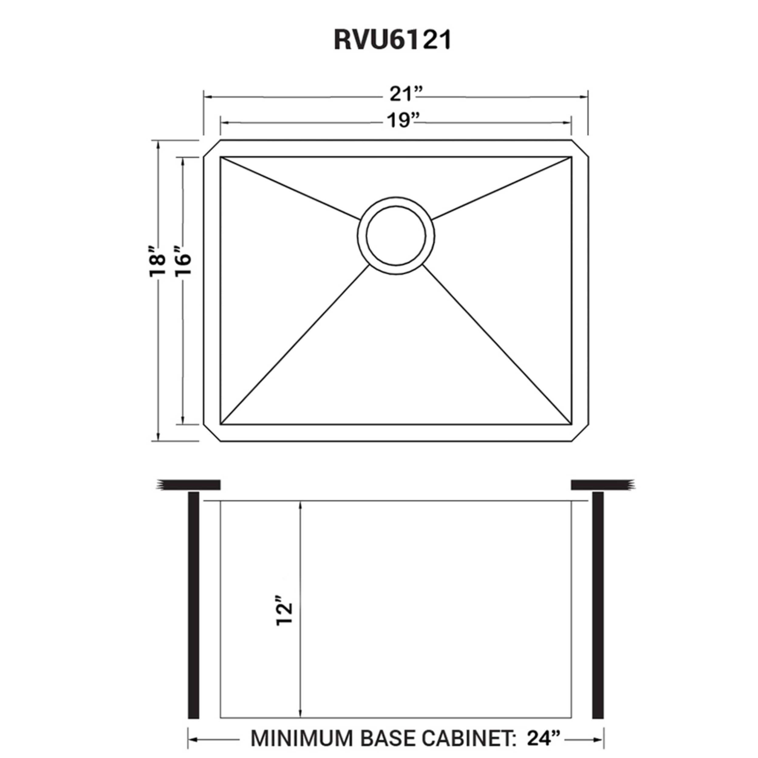 Ruvati RVU6121 Laundry-Tubs-Utility-Sinks - View #11
