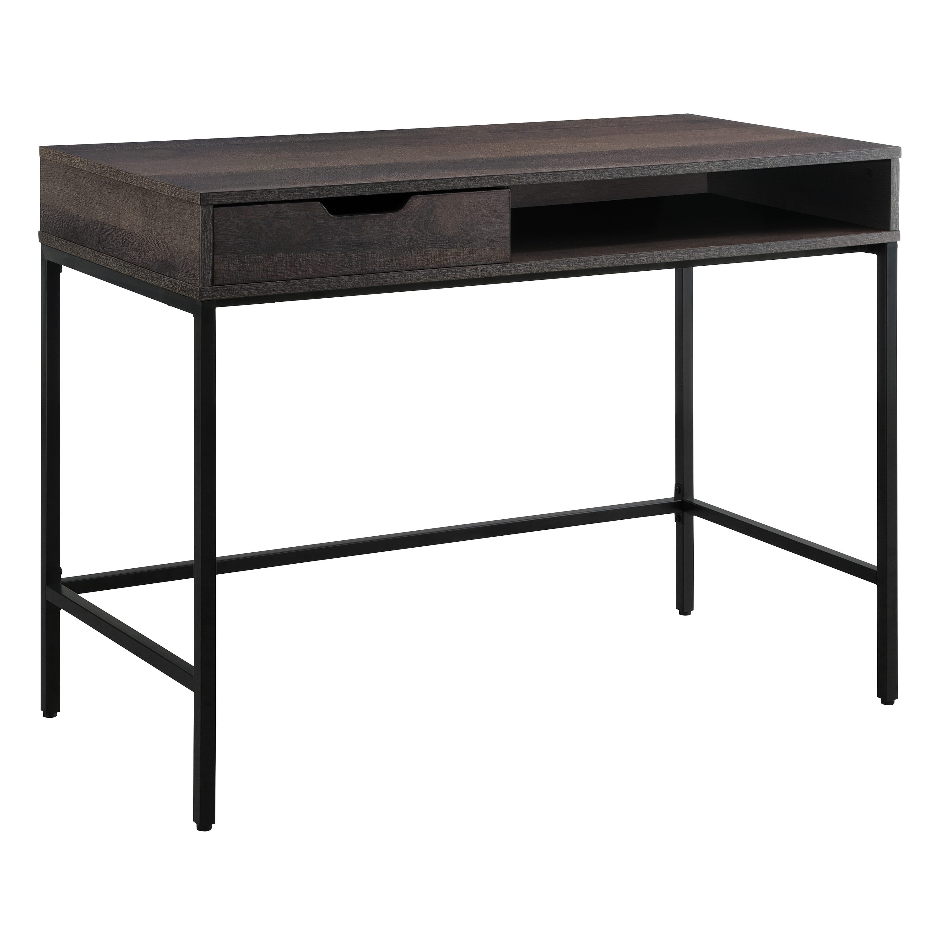 OSHOME CNT43-AH Contempo 19-in Brown Casual Writing Desk