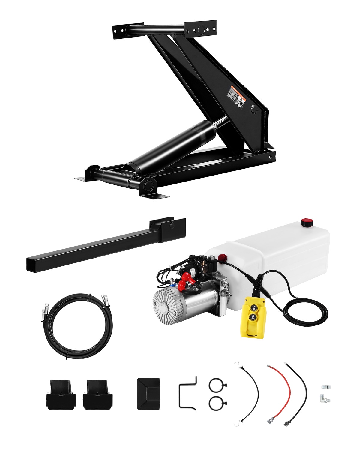 SVOPES SVOPESYYZXSJT11199V9 Black 10-Ton Steel Hydraulic Jack kit