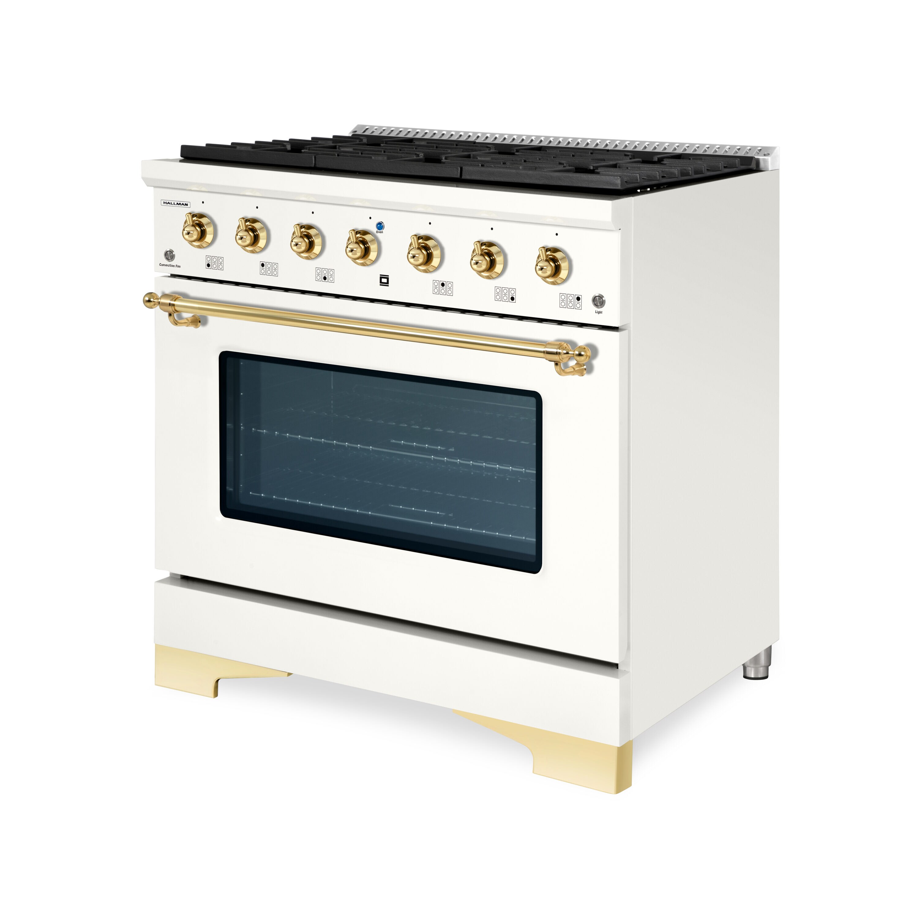 Hallman HCLRG36BSAW Freestanding-Gas-Ranges - View #2