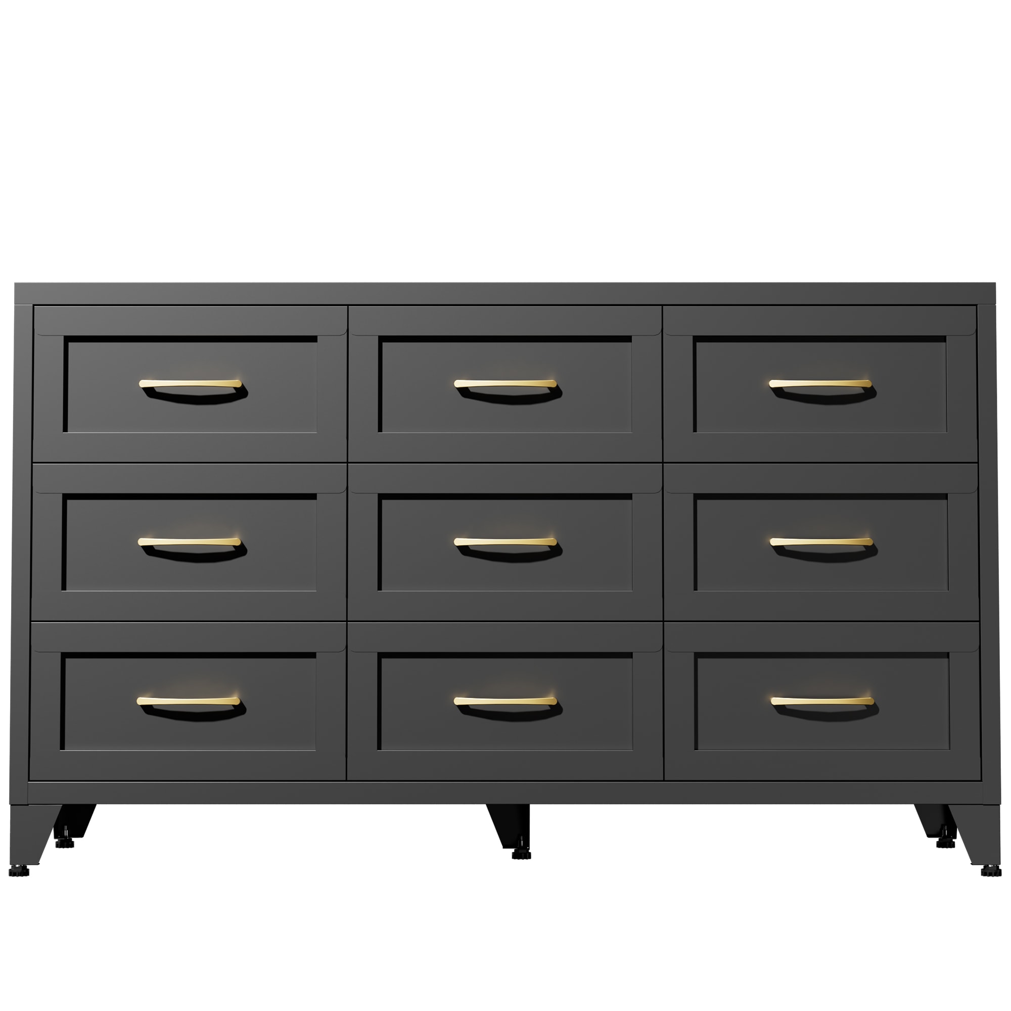 SINOFURN - Black 52-in W Standard dresser