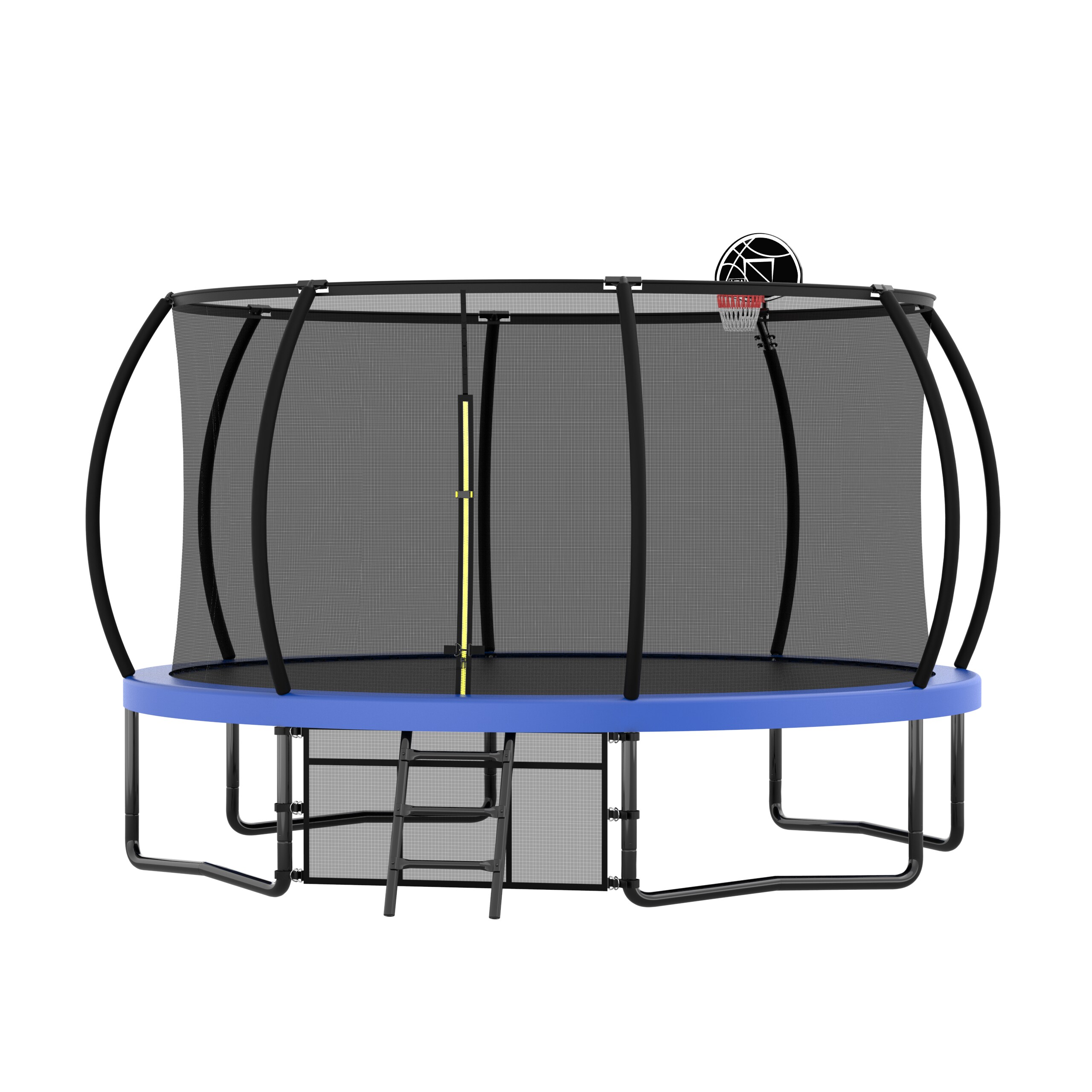 Damerin TRAA24 Trampolines 12-ft Round Kids in Blue
